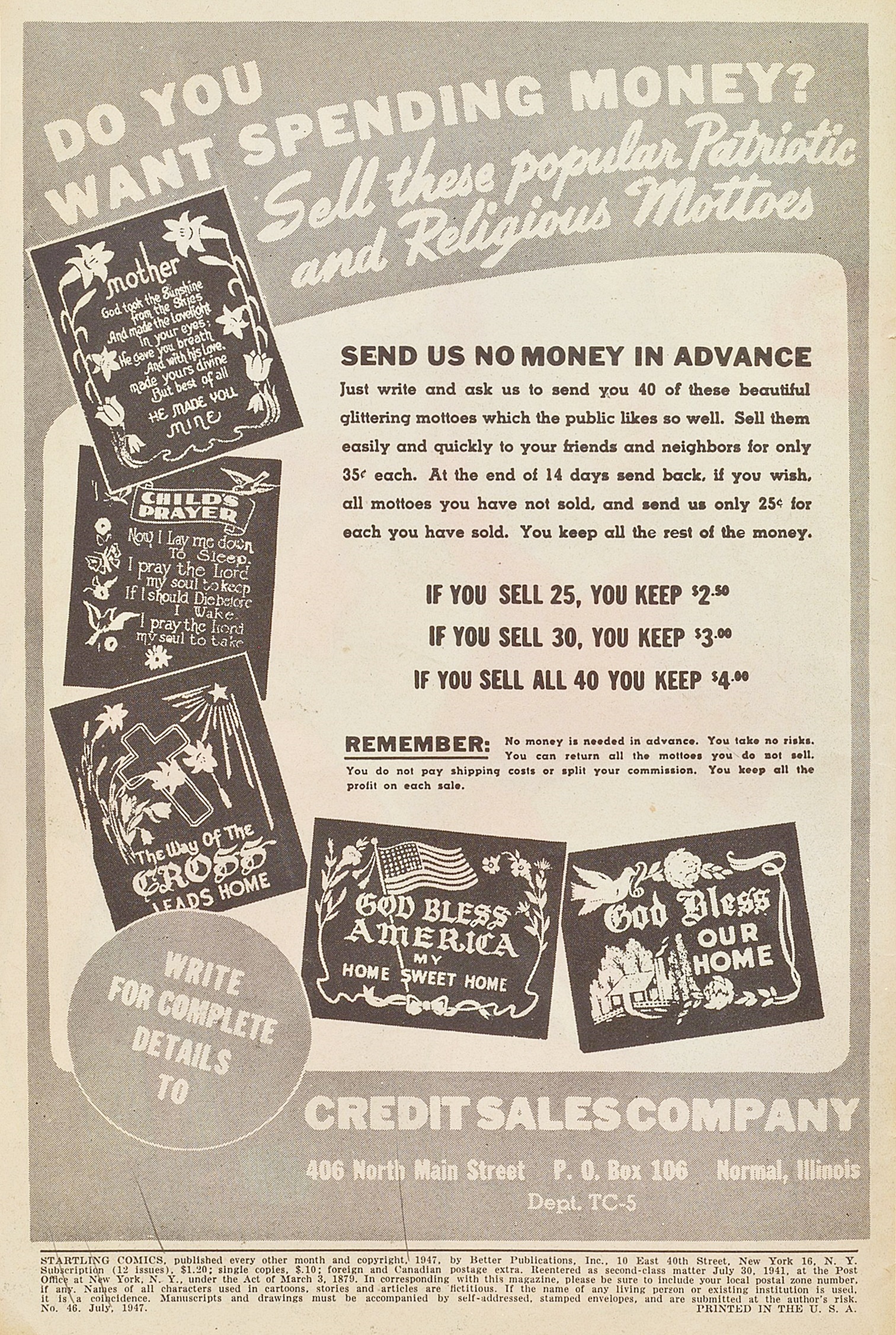 Read online Startling Comics comic -  Issue #46 - 2