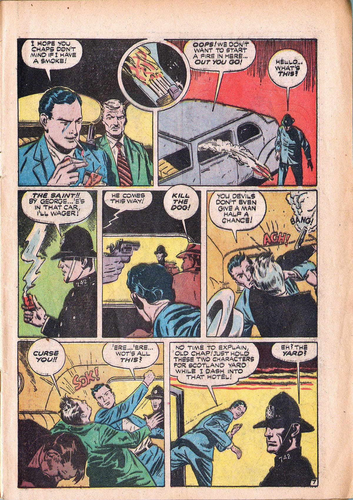 Read online The Saint (1947) comic -  Issue #5 - 9
