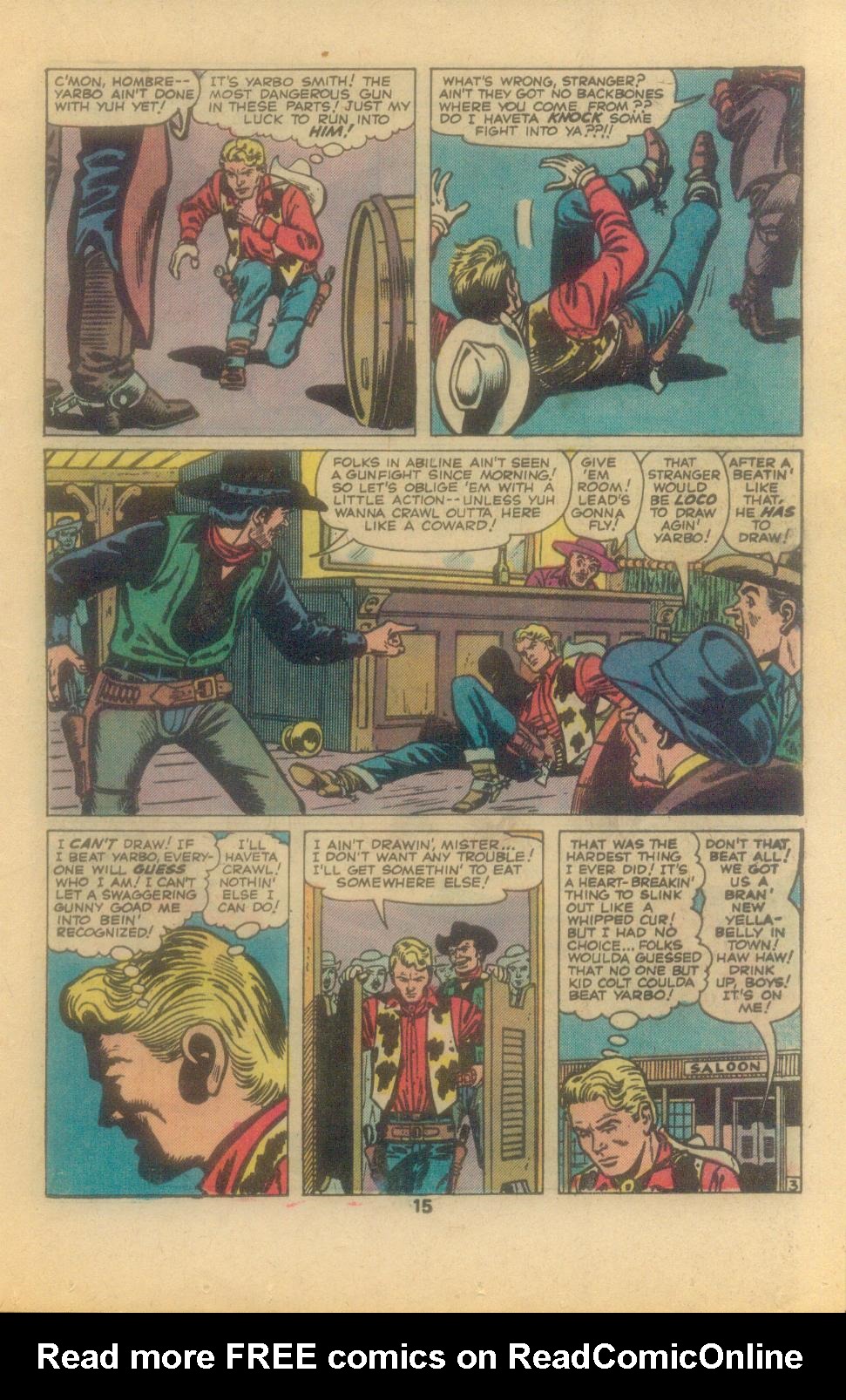 Read online Kid Colt Outlaw comic -  Issue #209 - 17