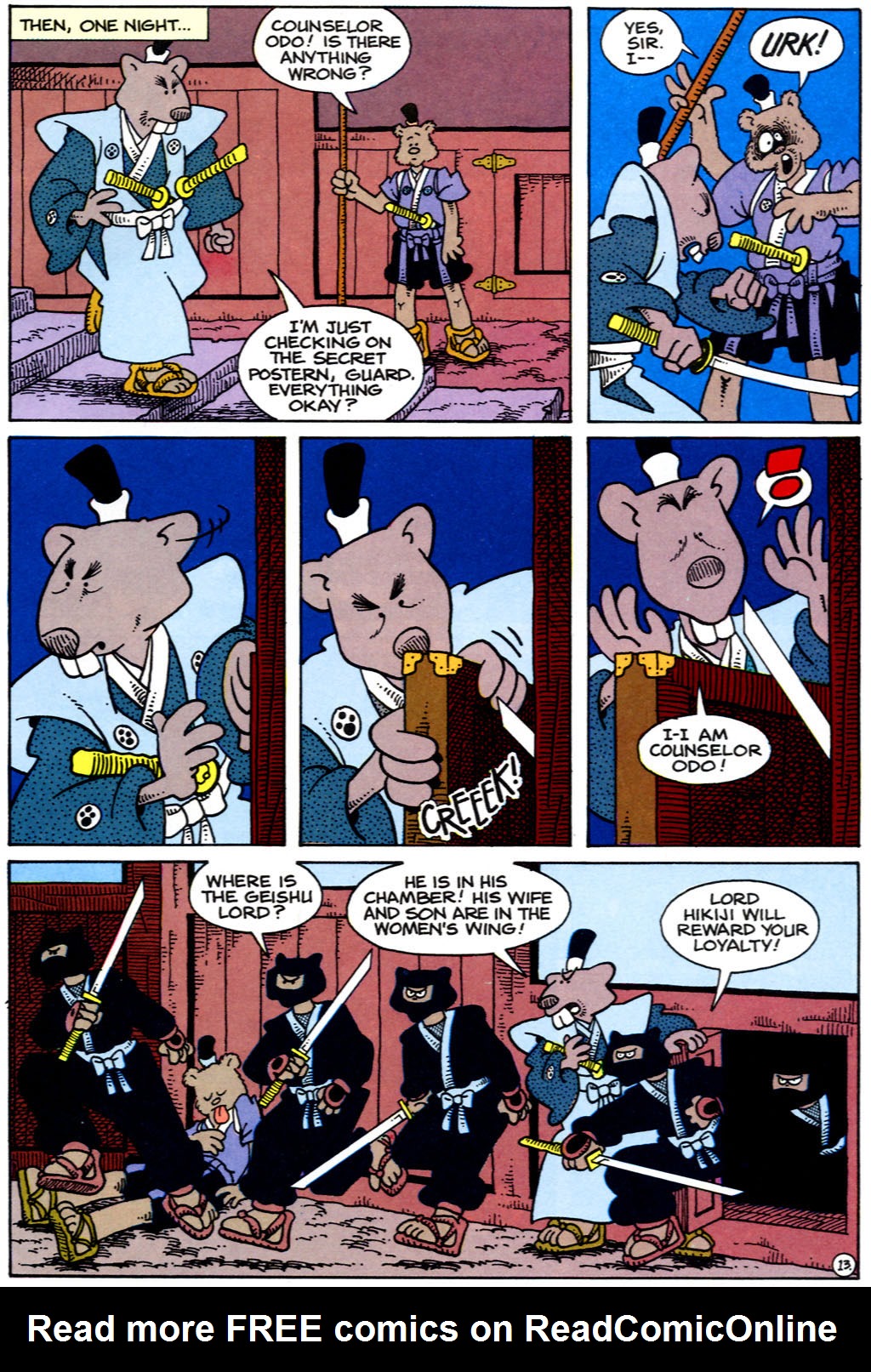 Read online Usagi Yojimbo Color Special comic -  Issue #1 - 14