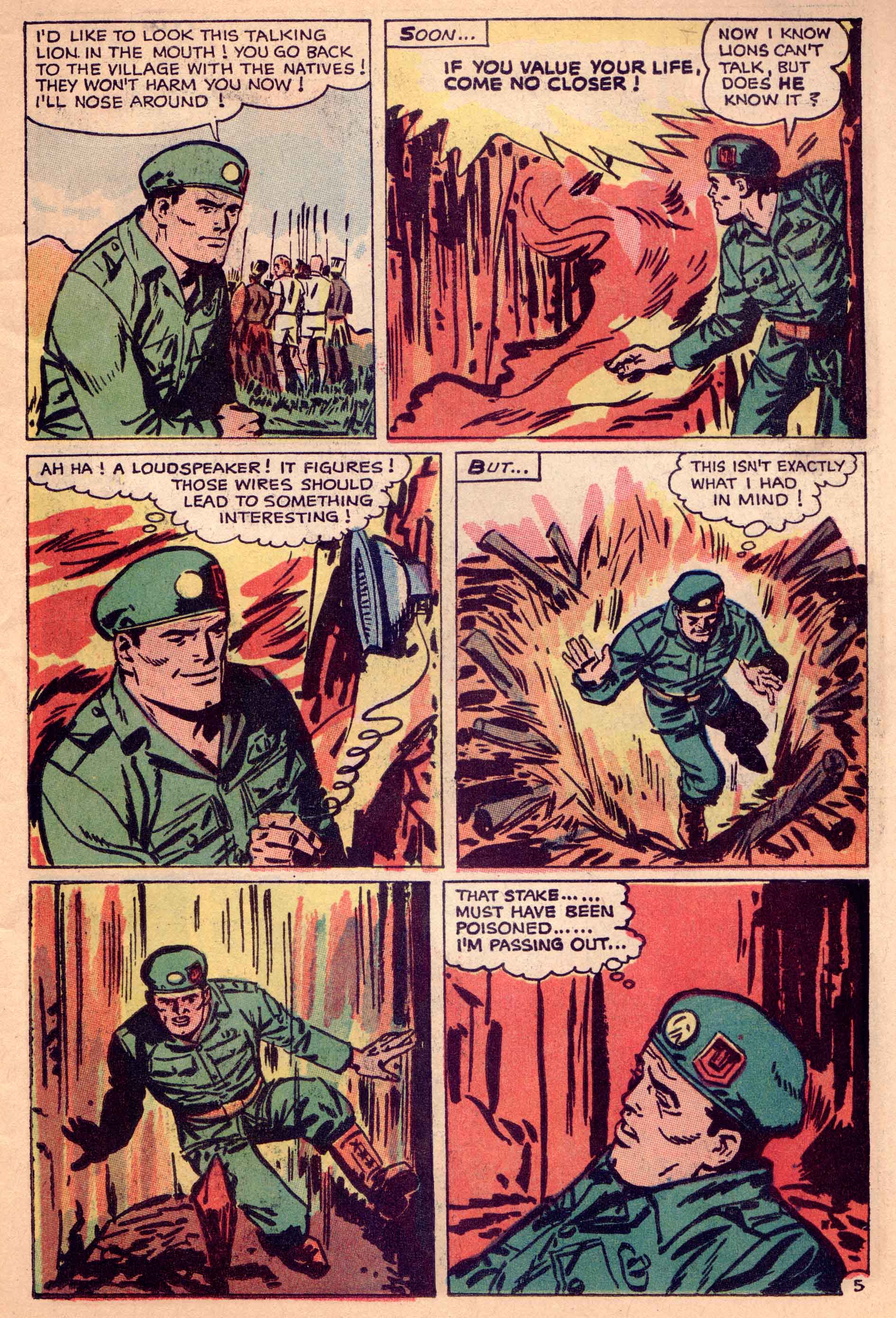 Read online Super Green Beret comic -  Issue #2 - 7