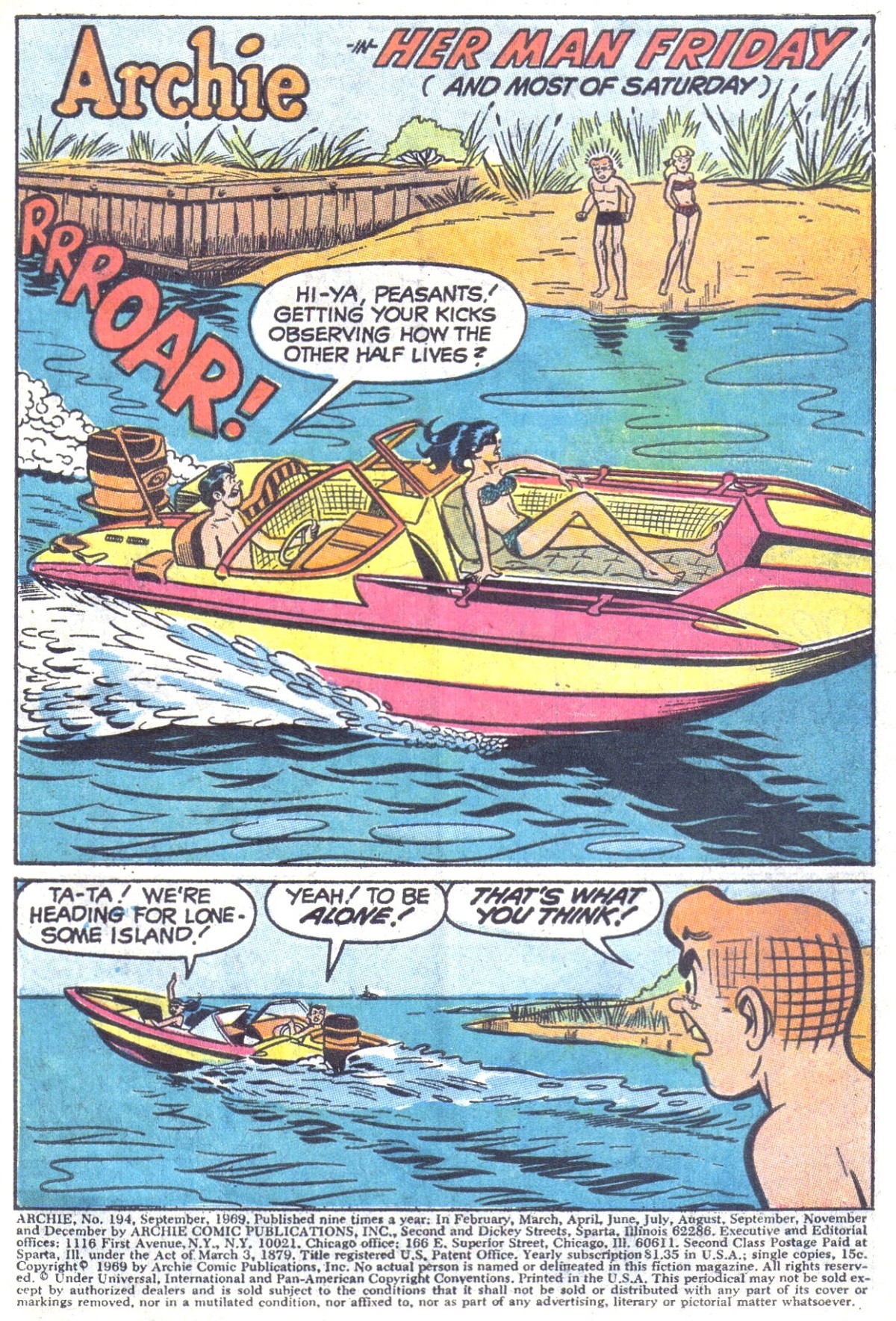 Read online Archie (1960) comic -  Issue #194 - 3