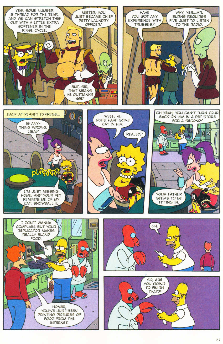 Read online Futurama Comics comic -  Issue #19b - 27