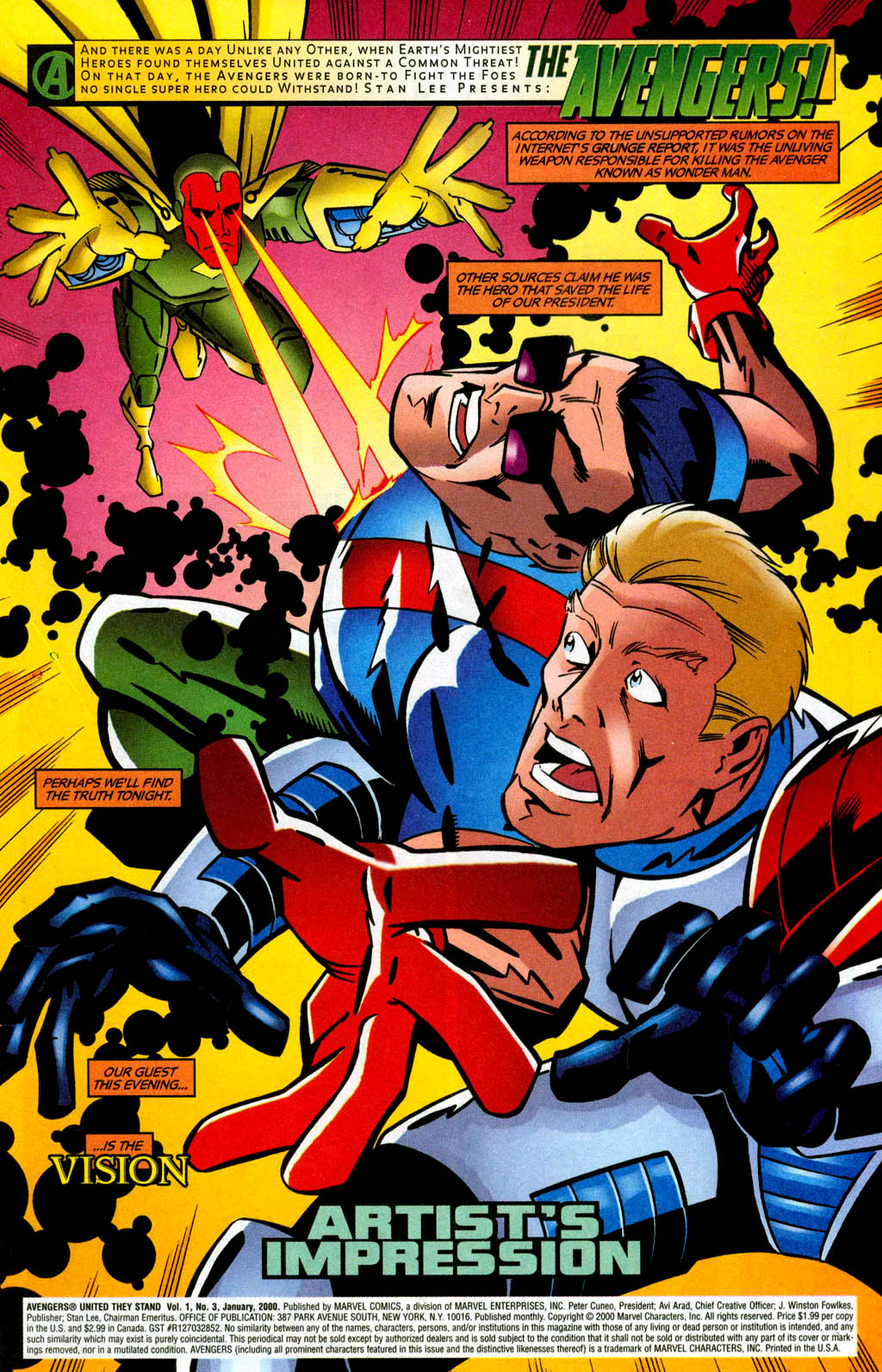 Read online Avengers United They Stand comic -  Issue #3 - 2