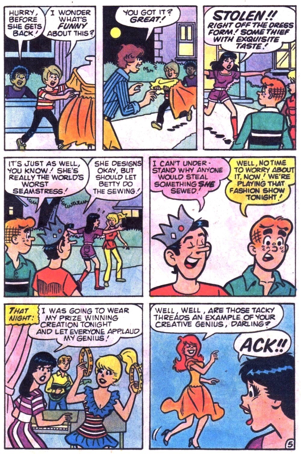 Read online Archie's TV Laugh-Out comic -  Issue #91 - 17