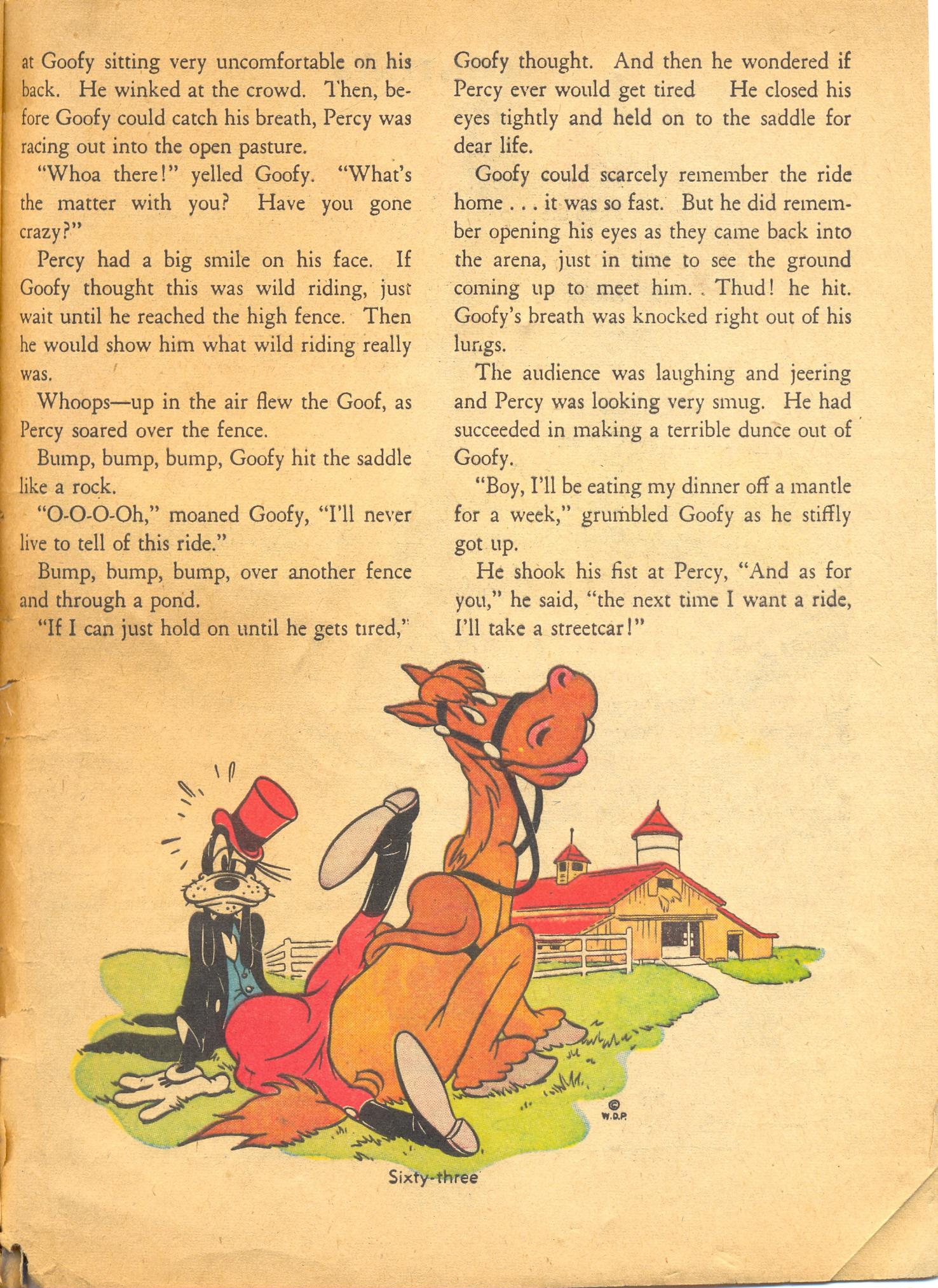 Read online Walt Disney's Comics and Stories comic -  Issue #6 - 65