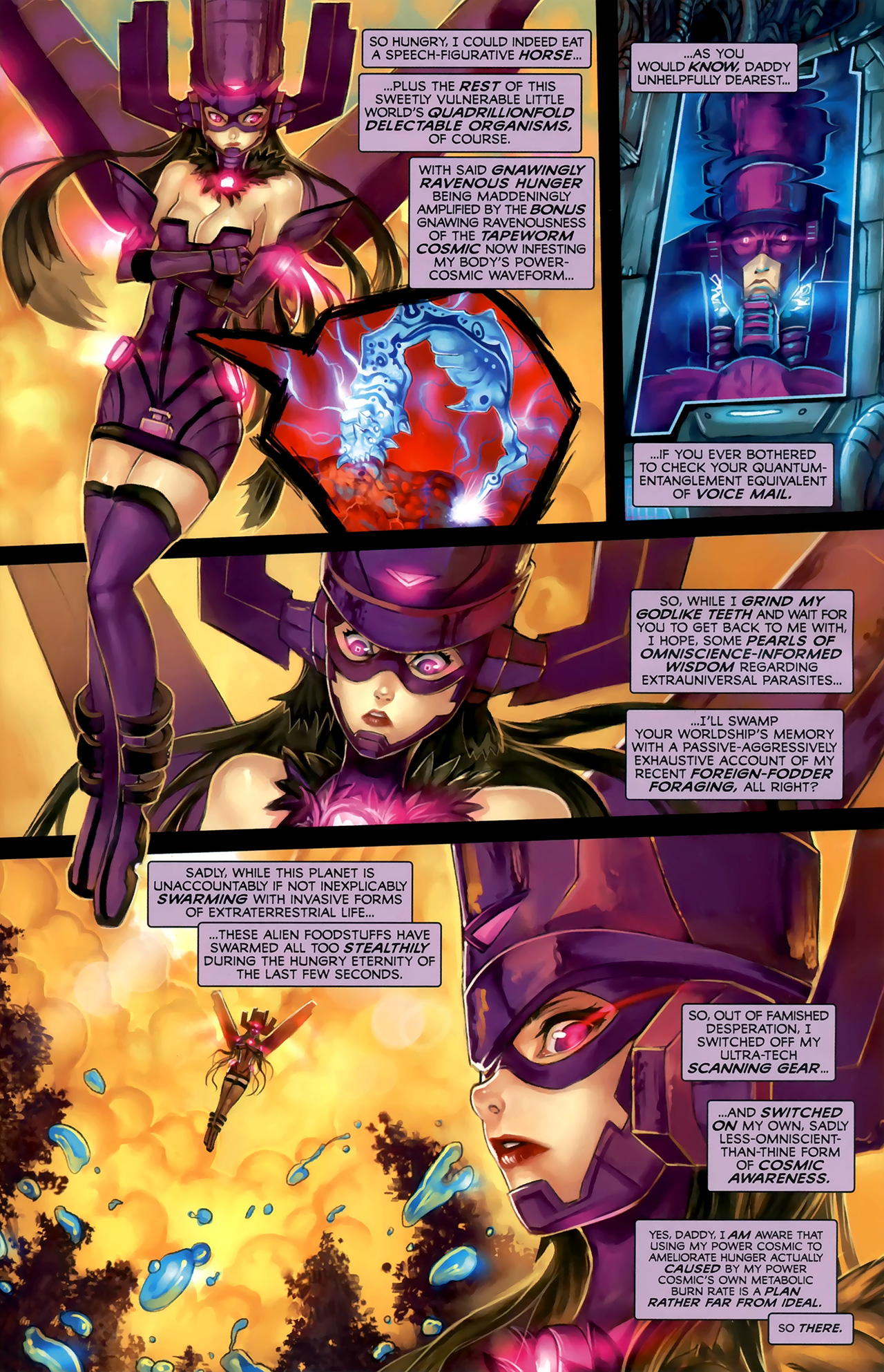 Read online Galacta: Daughter of Galactus comic -  Issue # Full - 12