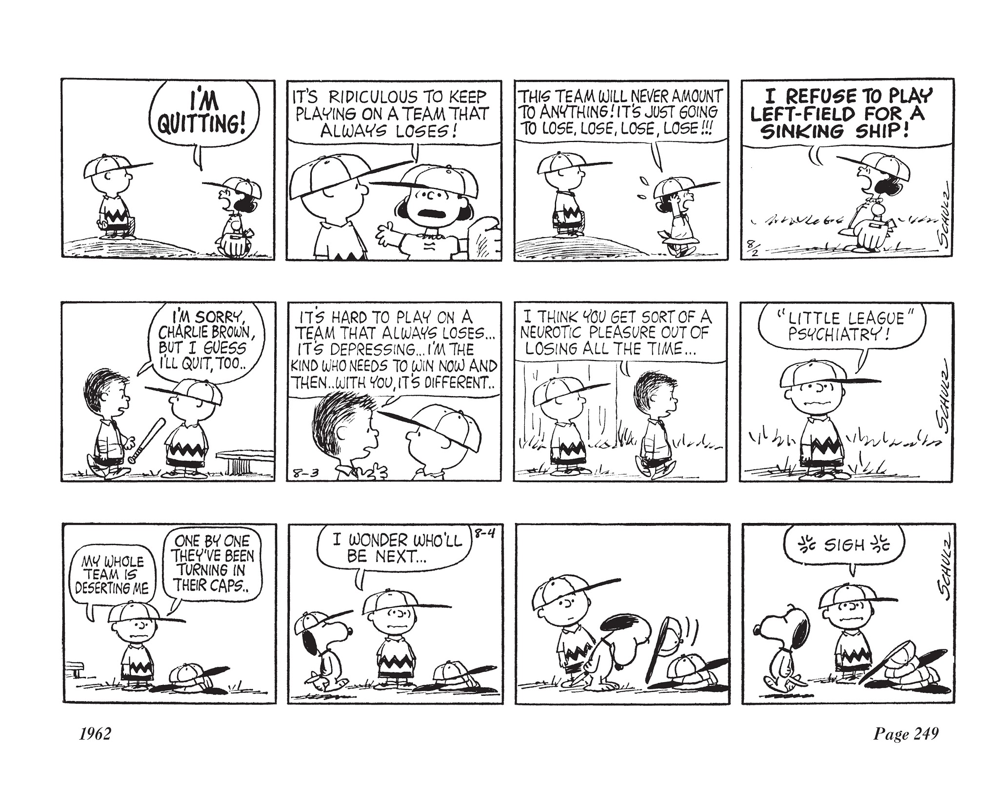 Read online The Complete Peanuts comic -  Issue # TPB 6 - 264