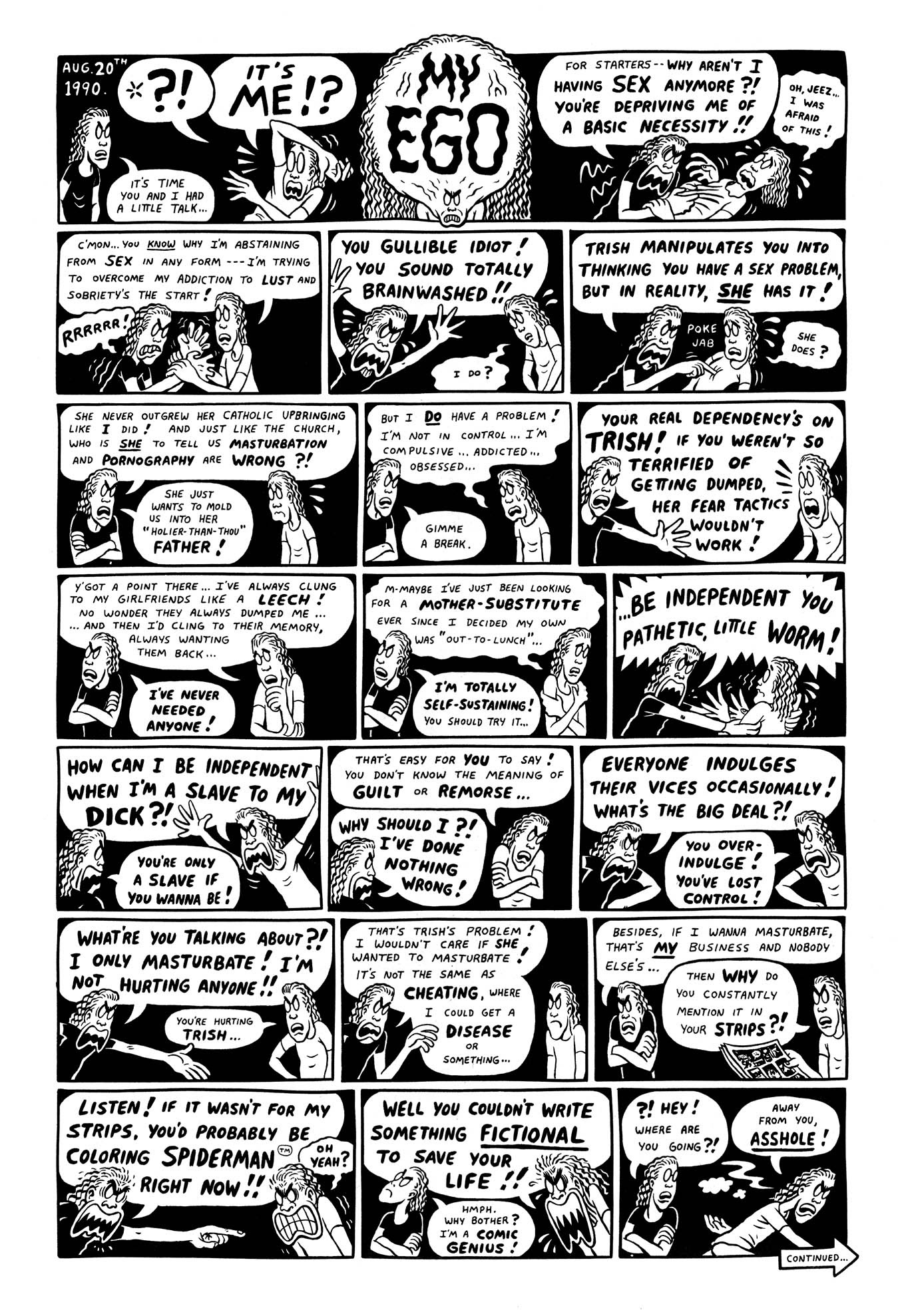 Read online Peepshow: The Cartoon Diary of Joe Matt comic -  Issue # Full - 65