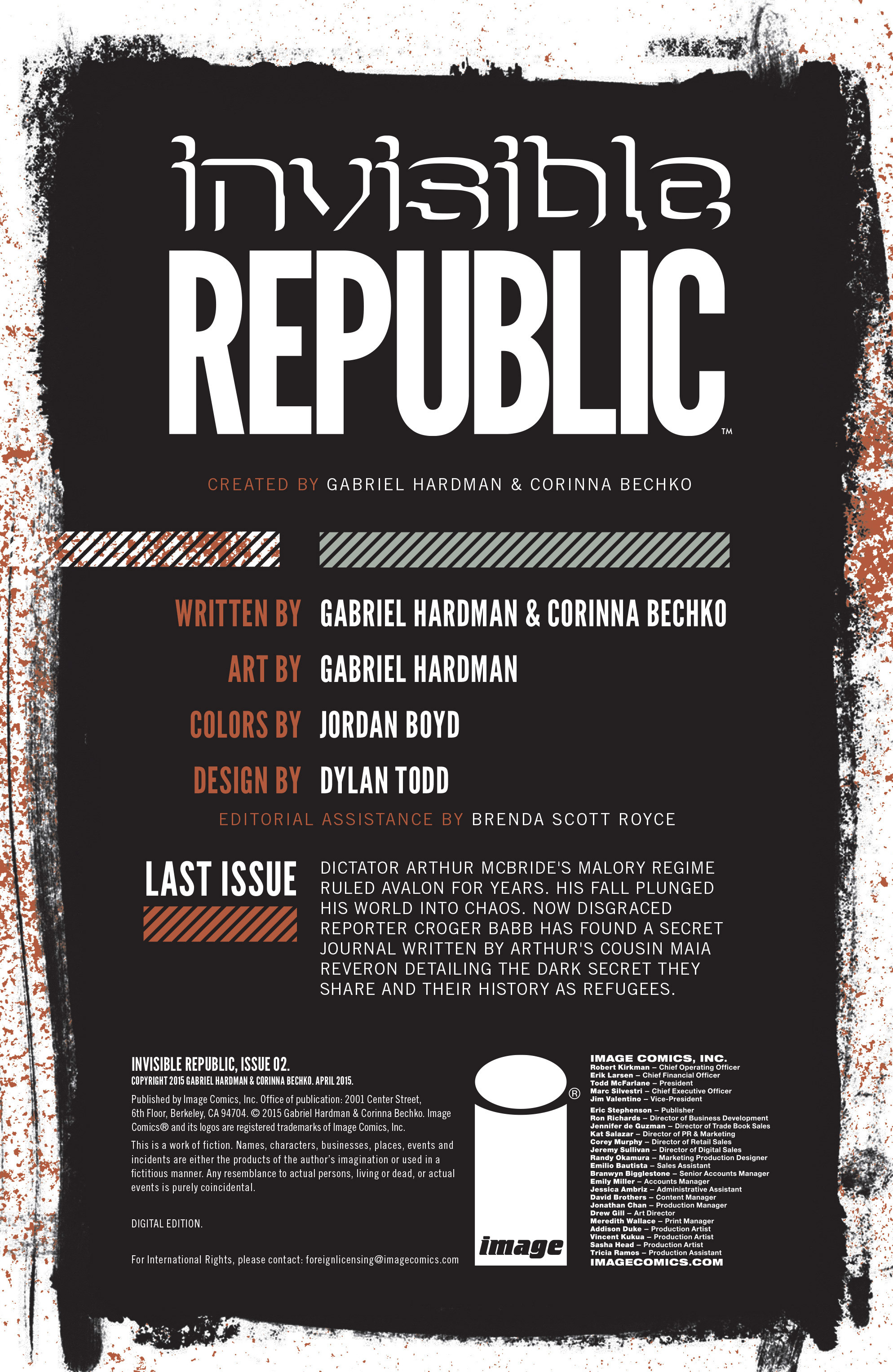 Read online Invisible Republic comic -  Issue #2 - 2