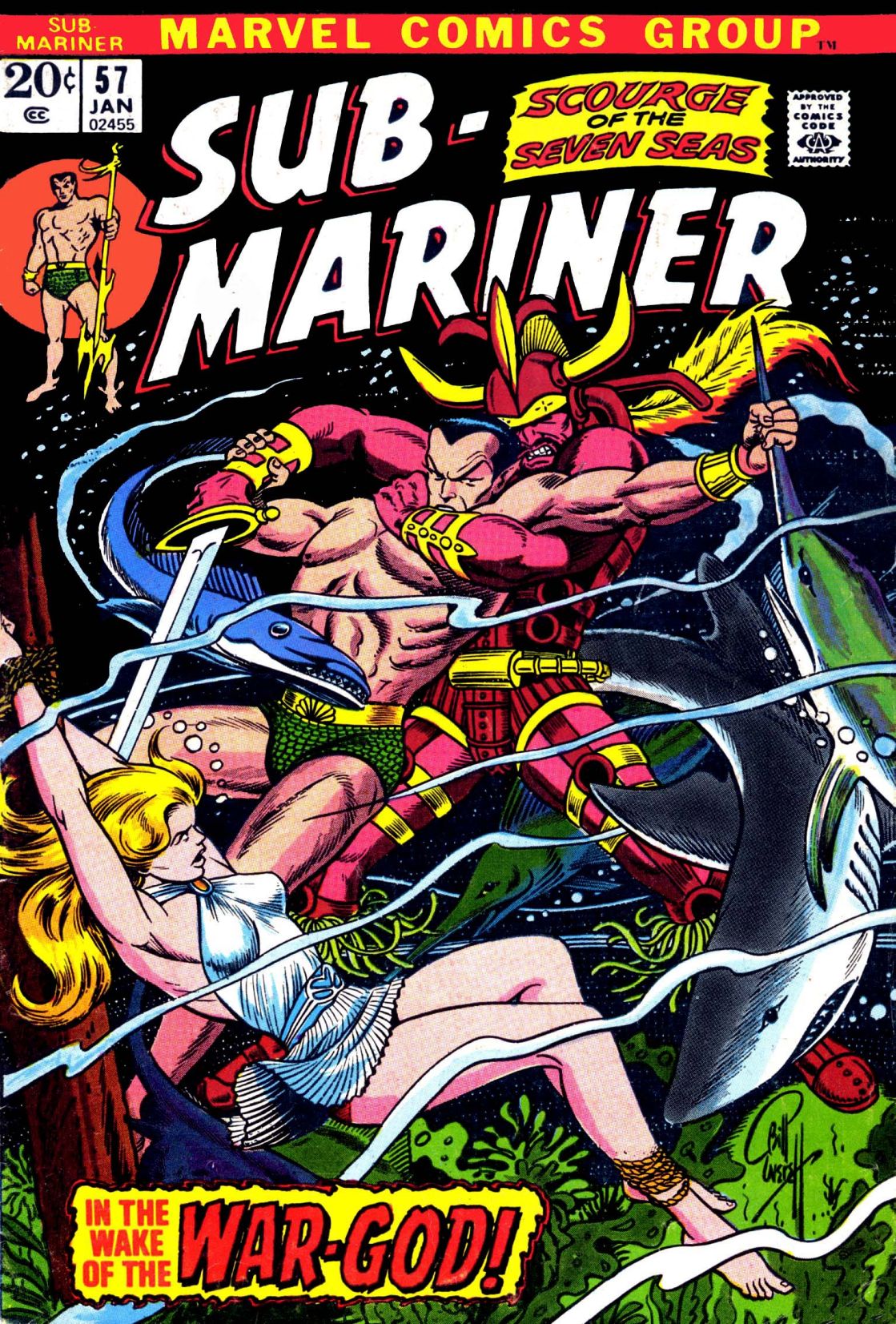 Read online The Sub-Mariner comic -  Issue #57 - 1