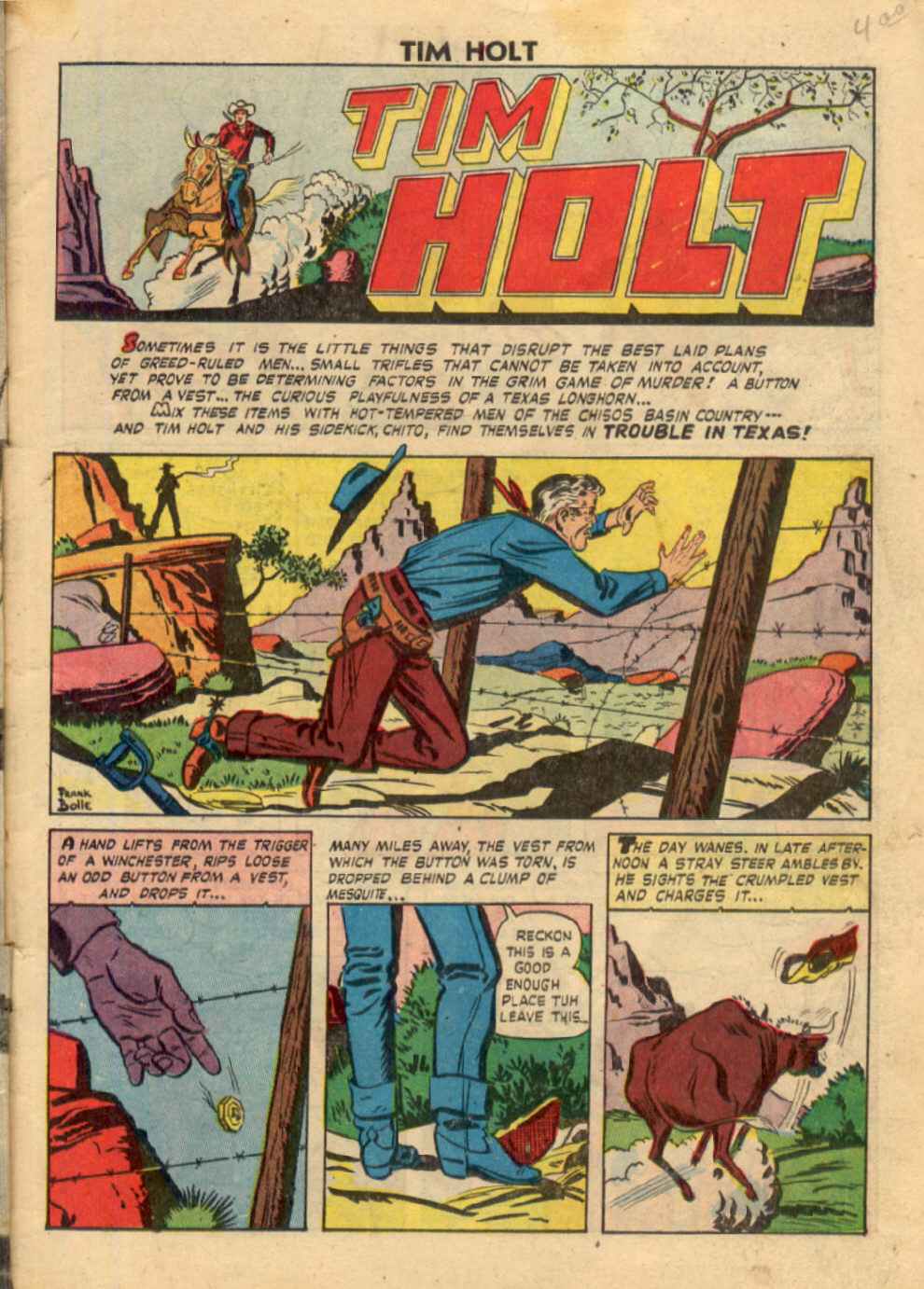 Read online Tim Holt comic -  Issue #10 - 3