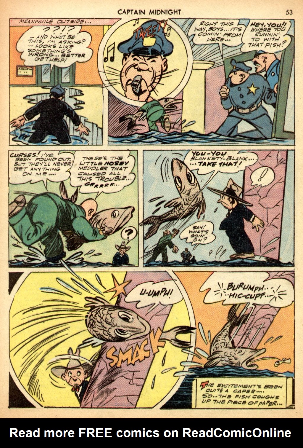 Read online Captain Midnight (1942) comic -  Issue #3 - 53