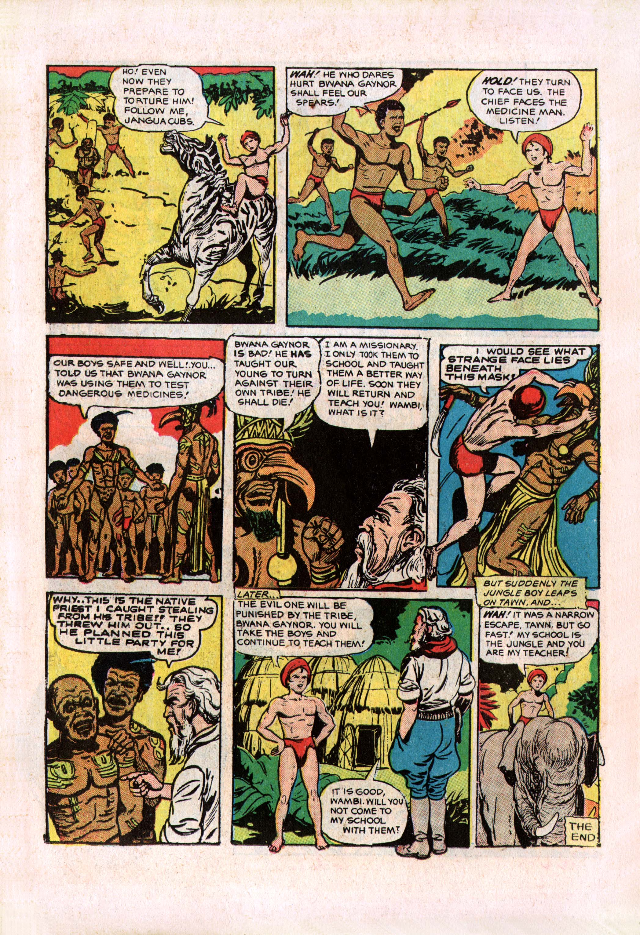 Read online Wambi Jungle Boy comic -  Issue #8 - 22