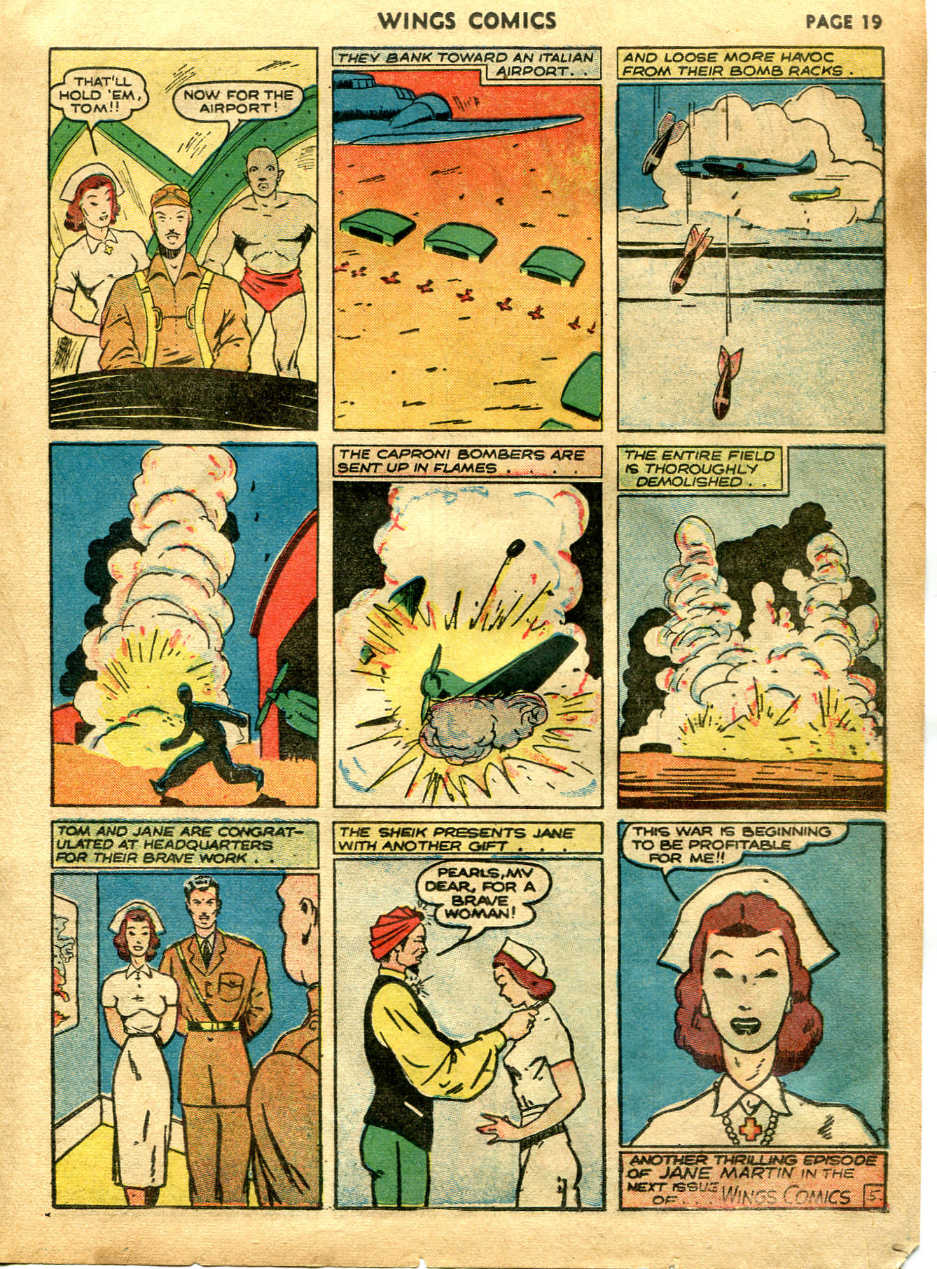 Read online Wings Comics comic -  Issue #5 - 21