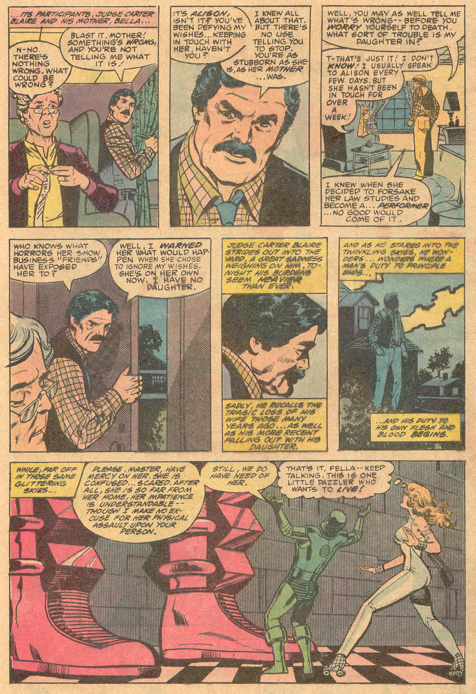 Read online Dazzler (1981) comic -  Issue #10 - 13