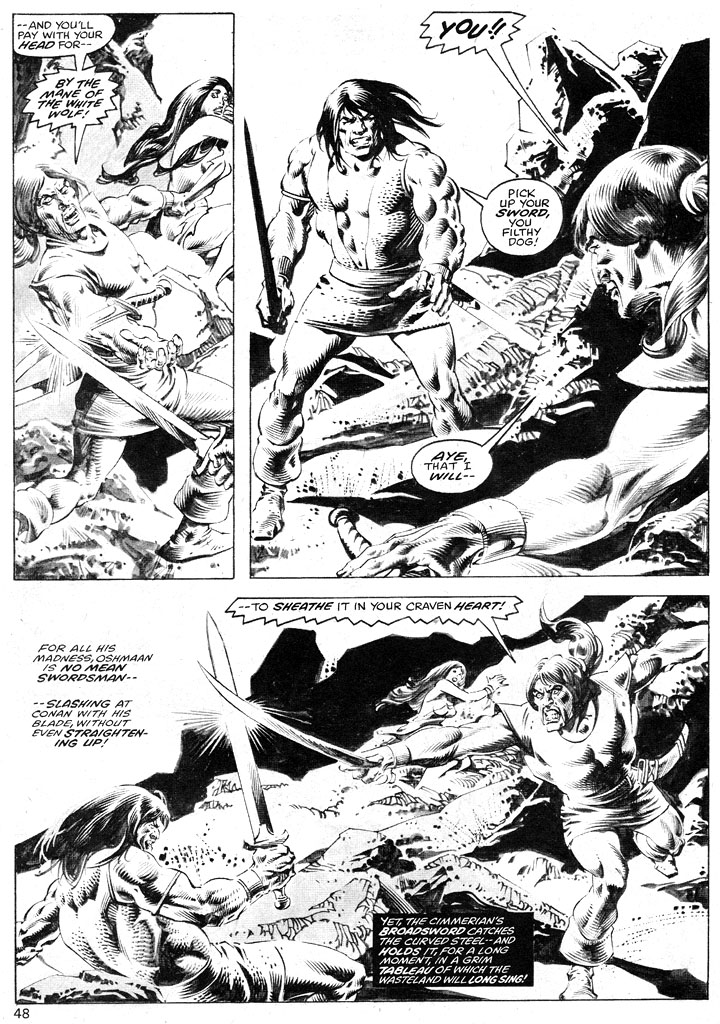 Read online The Savage Sword Of Conan comic -  Issue #37 - 48