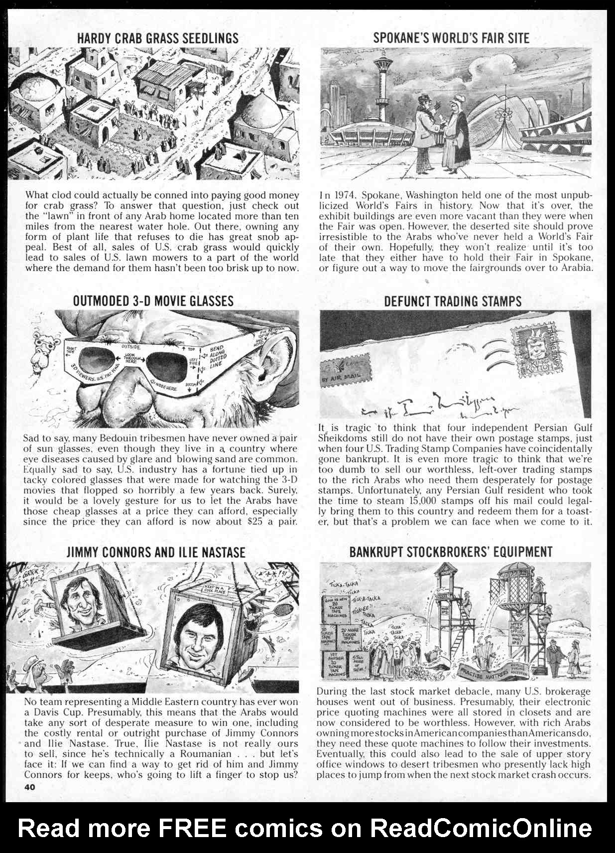 Read online MAD comic -  Issue #213 - 42