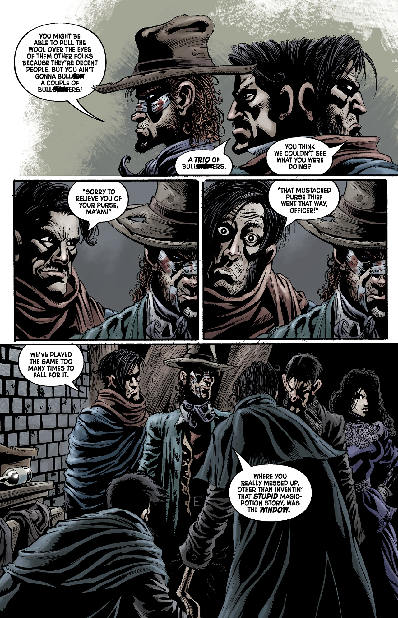 Read online Billy the Kid's Old Timey Oddities and the Ghastly Fiend of London comic -  Issue #4 - 16