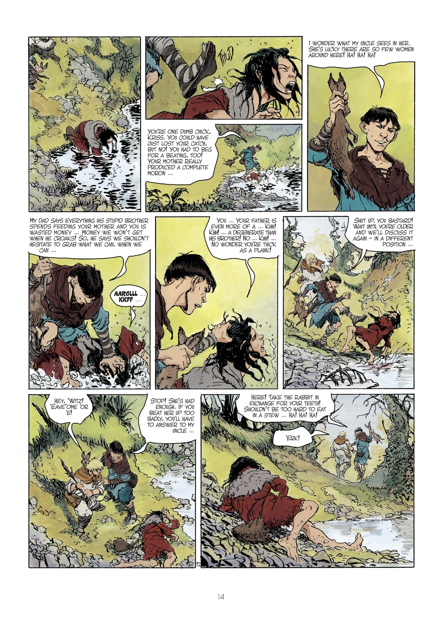 Read online Thorgal - Kriss of Valnor: I Forget Nothing! comic -  Issue # Full - 16