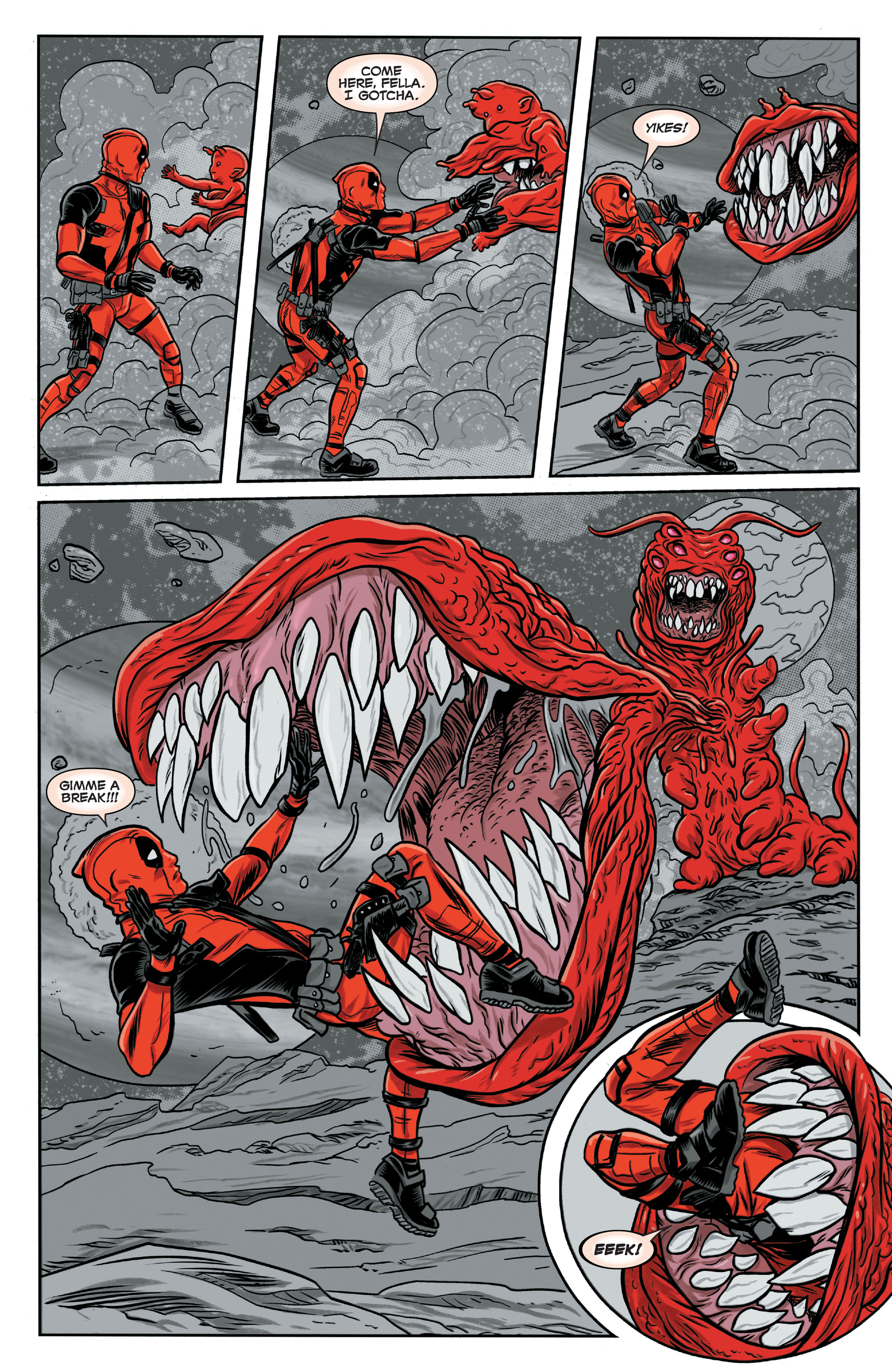 Read online Deadpool: Black, White & Blood comic -  Issue #4 - 30