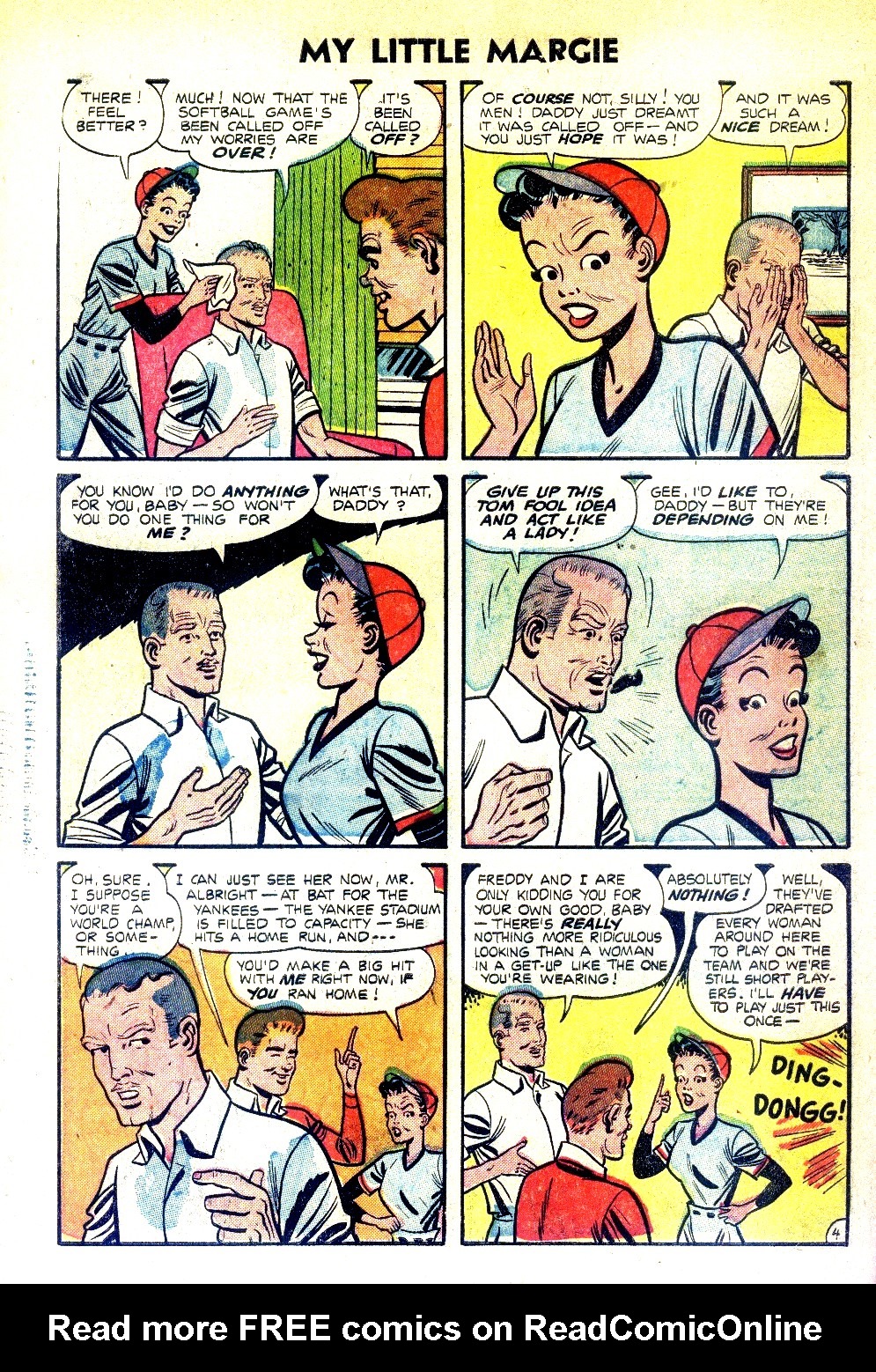 Read online My Little Margie (1954) comic -  Issue #5 - 6