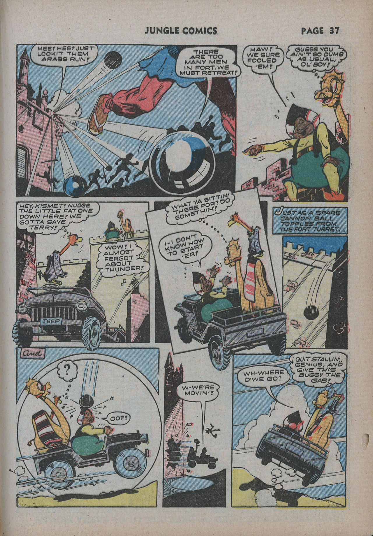 Read online Jungle Comics comic -  Issue #31 - 40