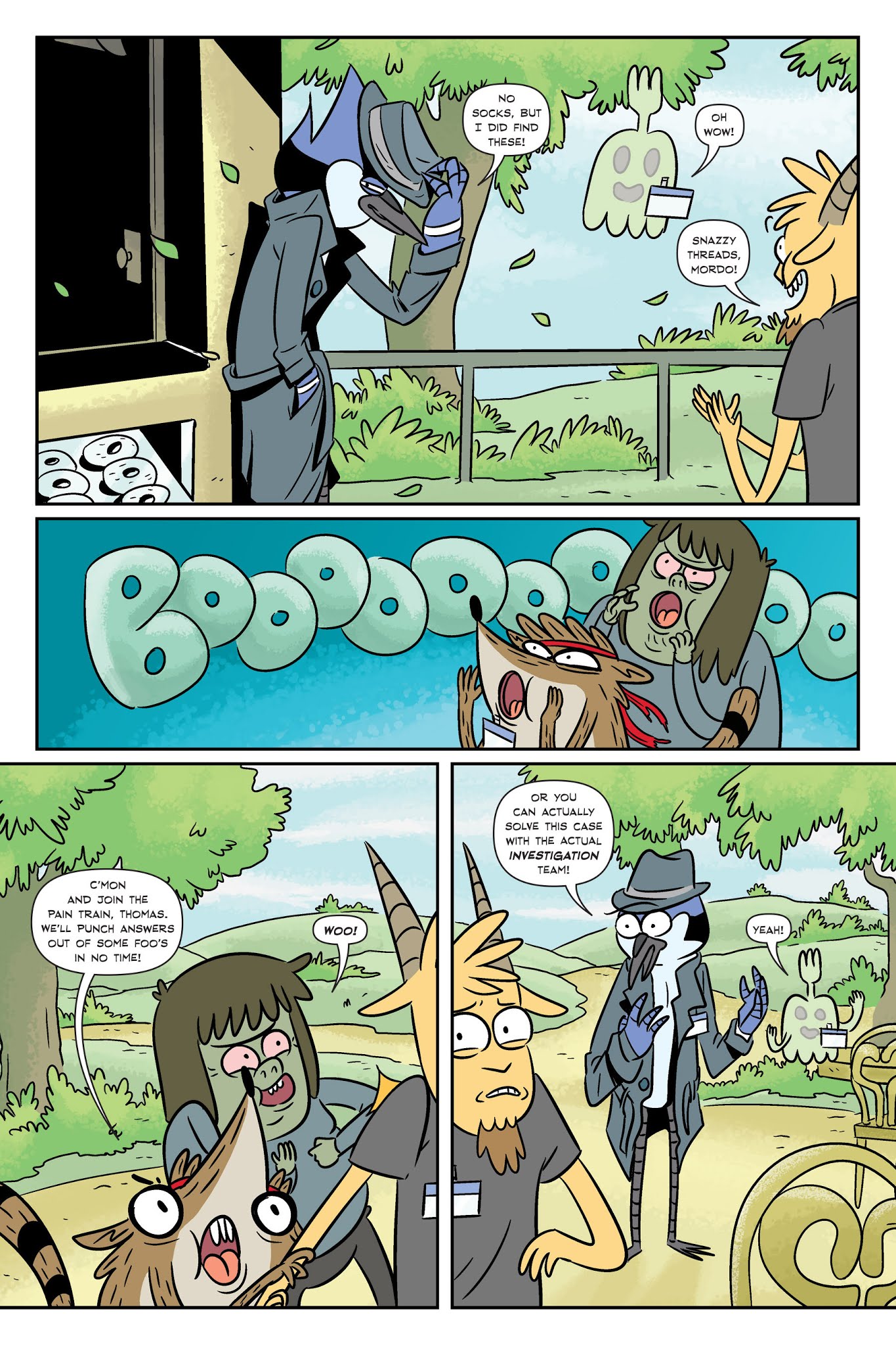 Read online Regular Show: Noir Means Noir, Buddy comic -  Issue # TPB (Part 1) - 18