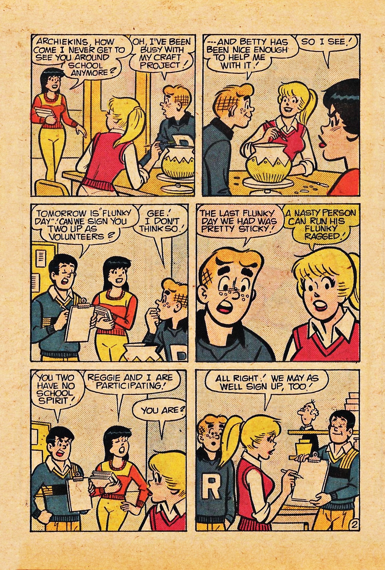 Read online Betty and Veronica Digest Magazine comic -  Issue #30 - 126