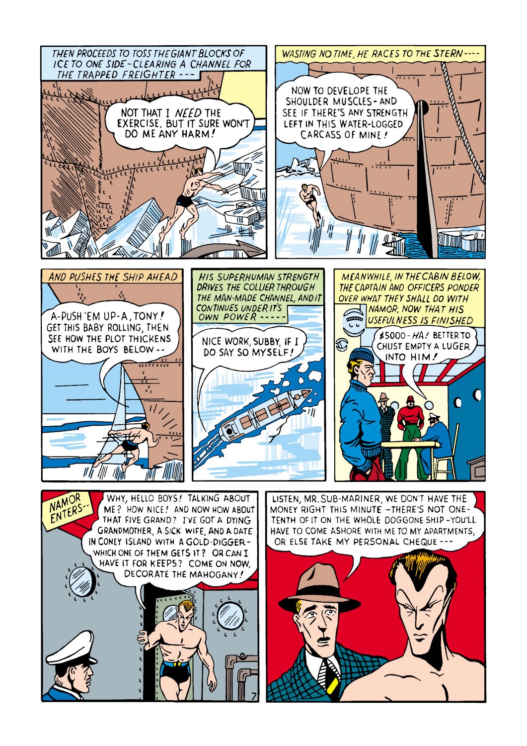 Read online Sub-Mariner Comics comic -  Issue #2 - 10