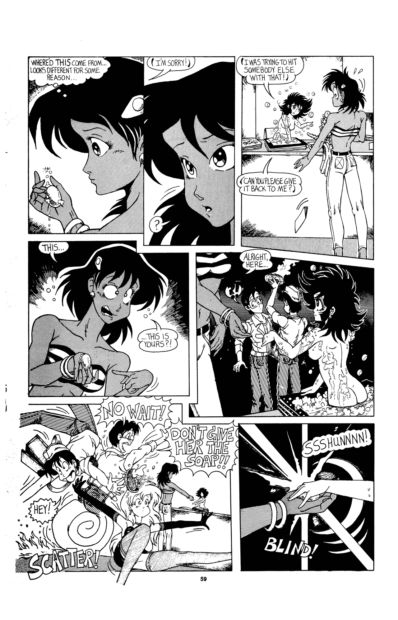 Read online Girls of Ninja High School comic -  Issue #2 - 59