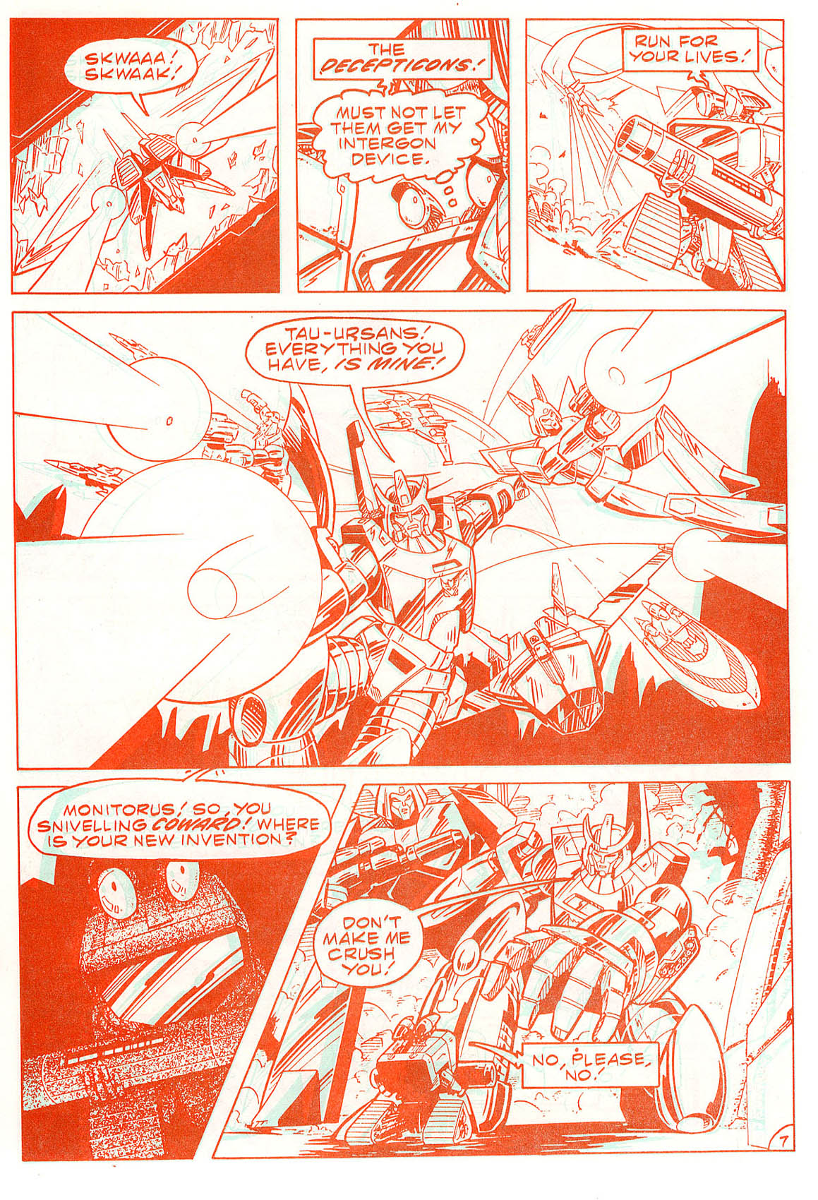 Read online The Transformers in 3-D comic -  Issue #3 - 8
