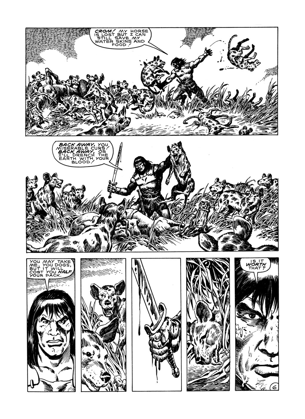 Read online The Savage Sword Of Conan comic -  Issue #151 - 10