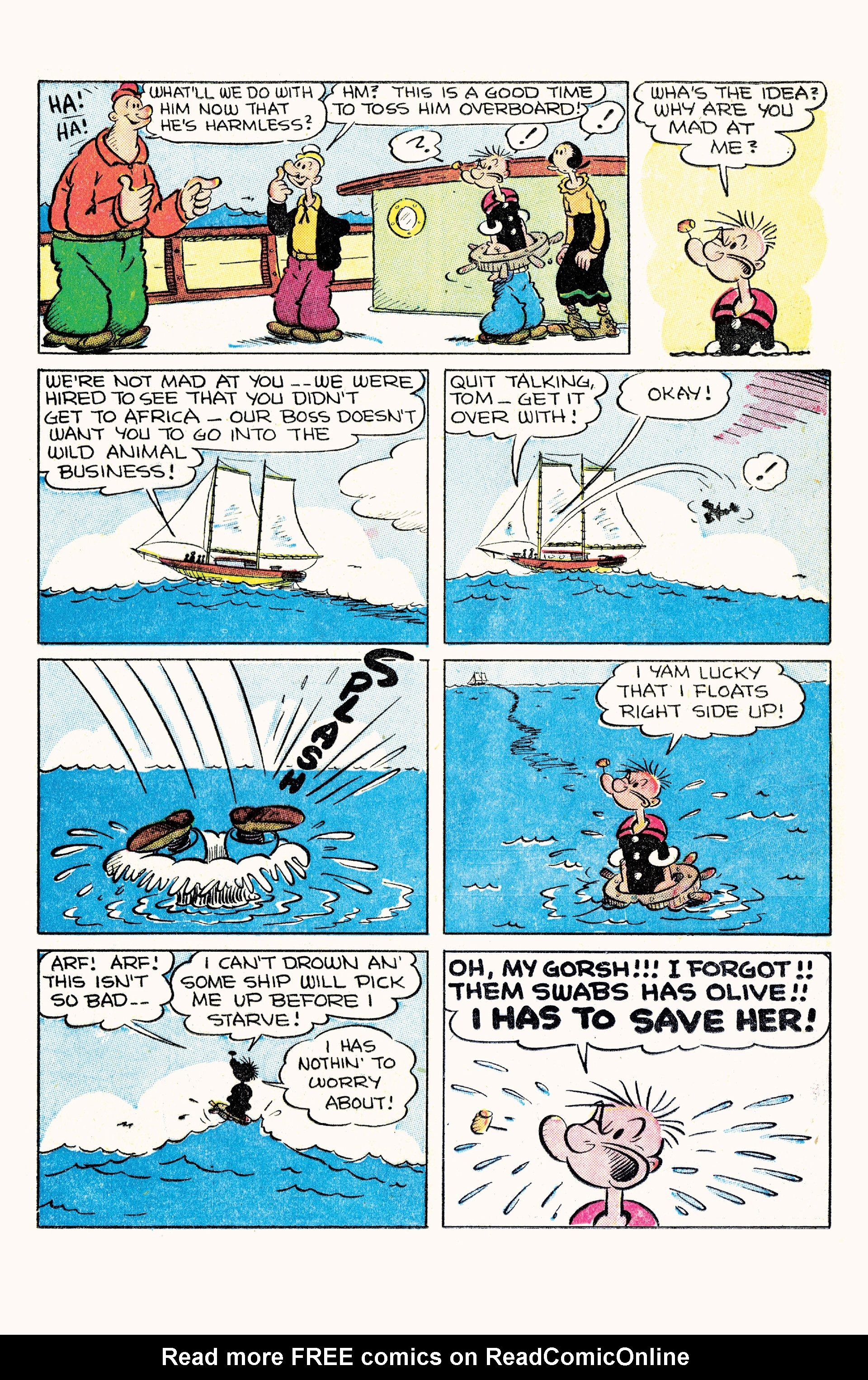 Read online Classic Popeye comic -  Issue #16 - 19