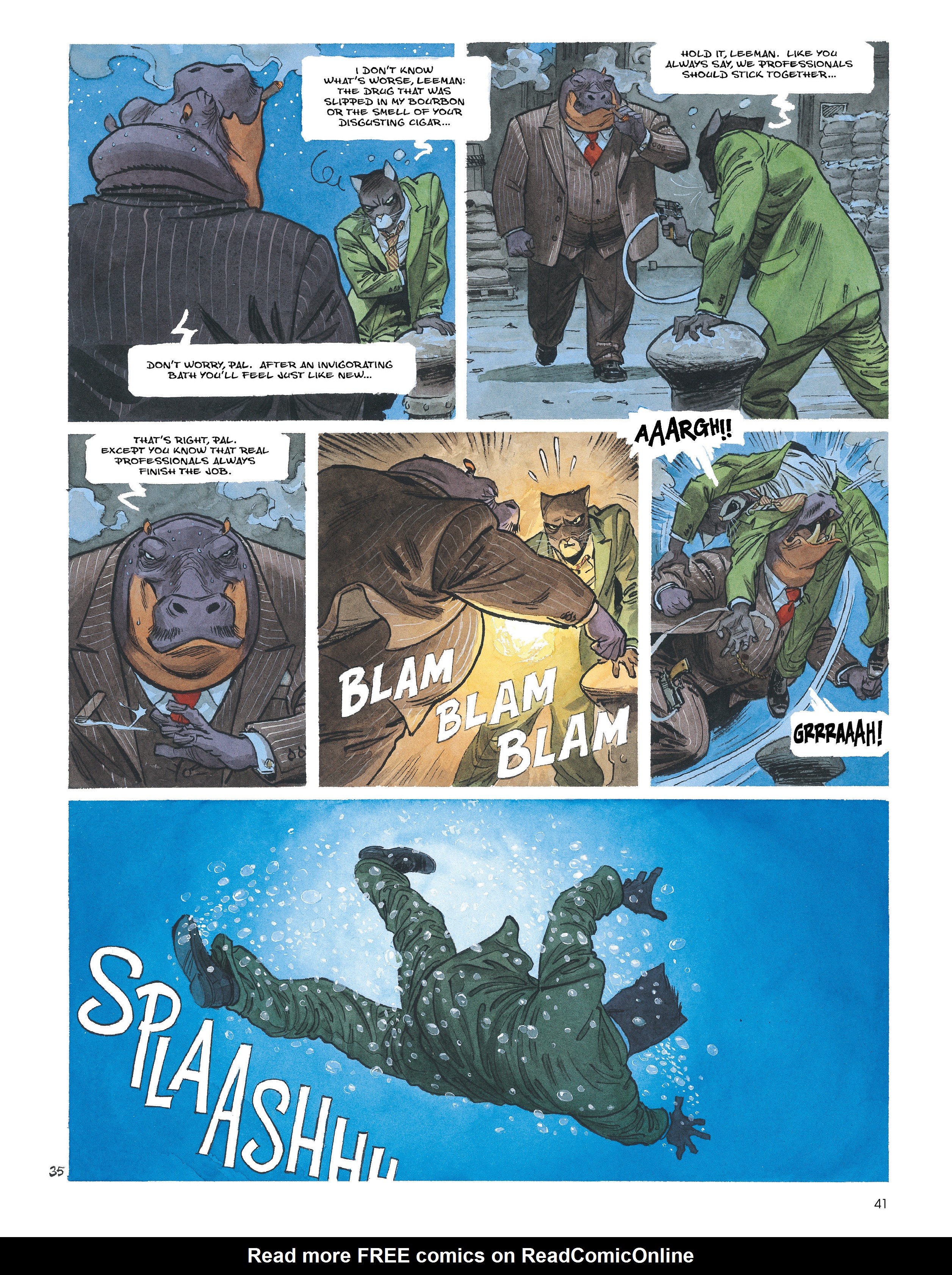 Read online Blacksad: A Silent Hell comic -  Issue # TPB - 42