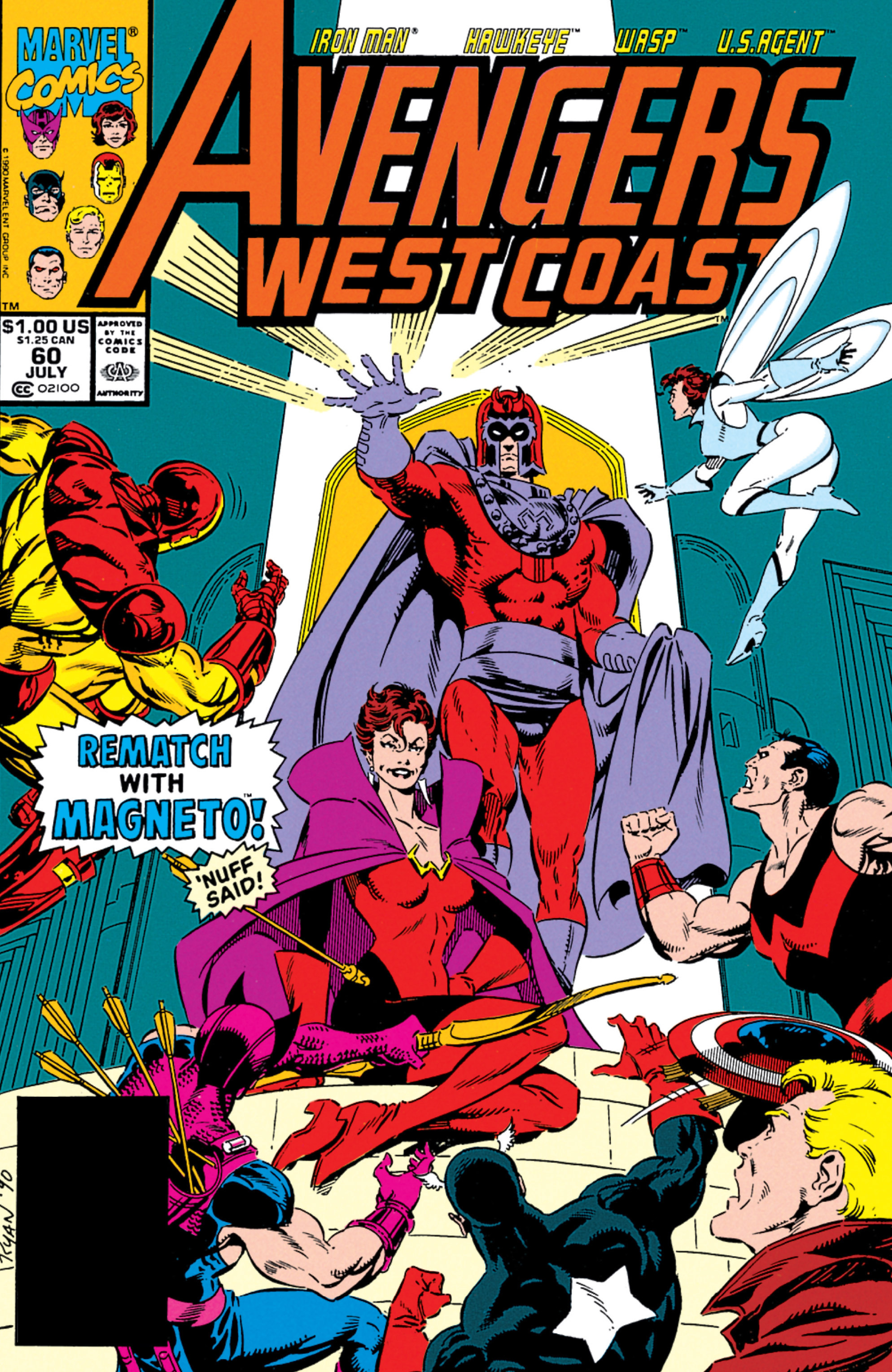 Read online Avengers West Coast (1989) comic -  Issue #60 - 1