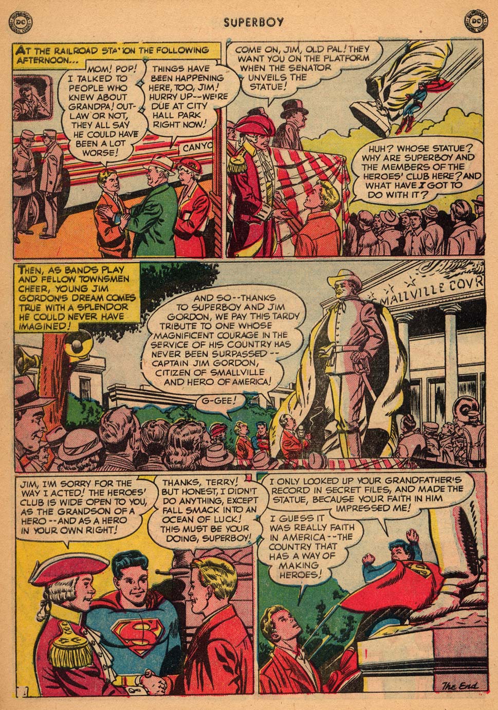 Read online Superboy (1949) comic -  Issue #12 - 13