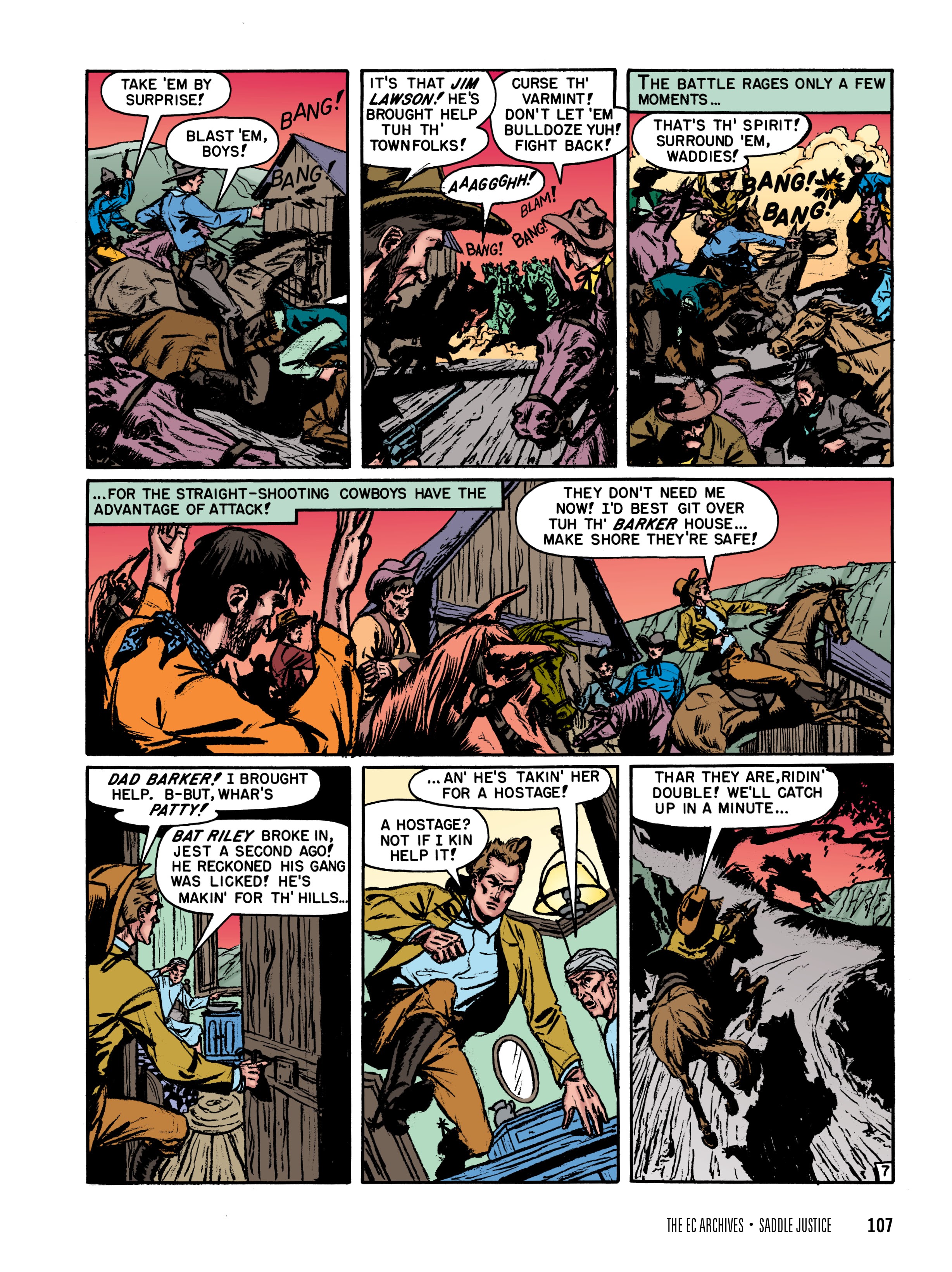 Read online The EC Archives: Saddle Justice comic -  Issue # TPB (Part 2) - 9