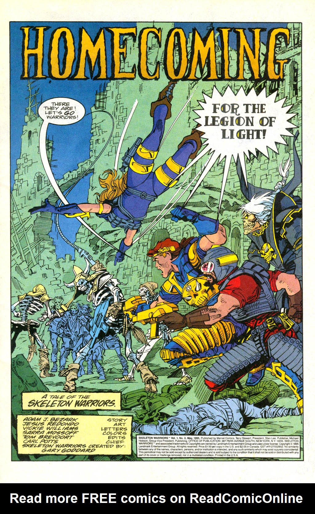 Read online Skeleton Warriors comic -  Issue #2 - 2
