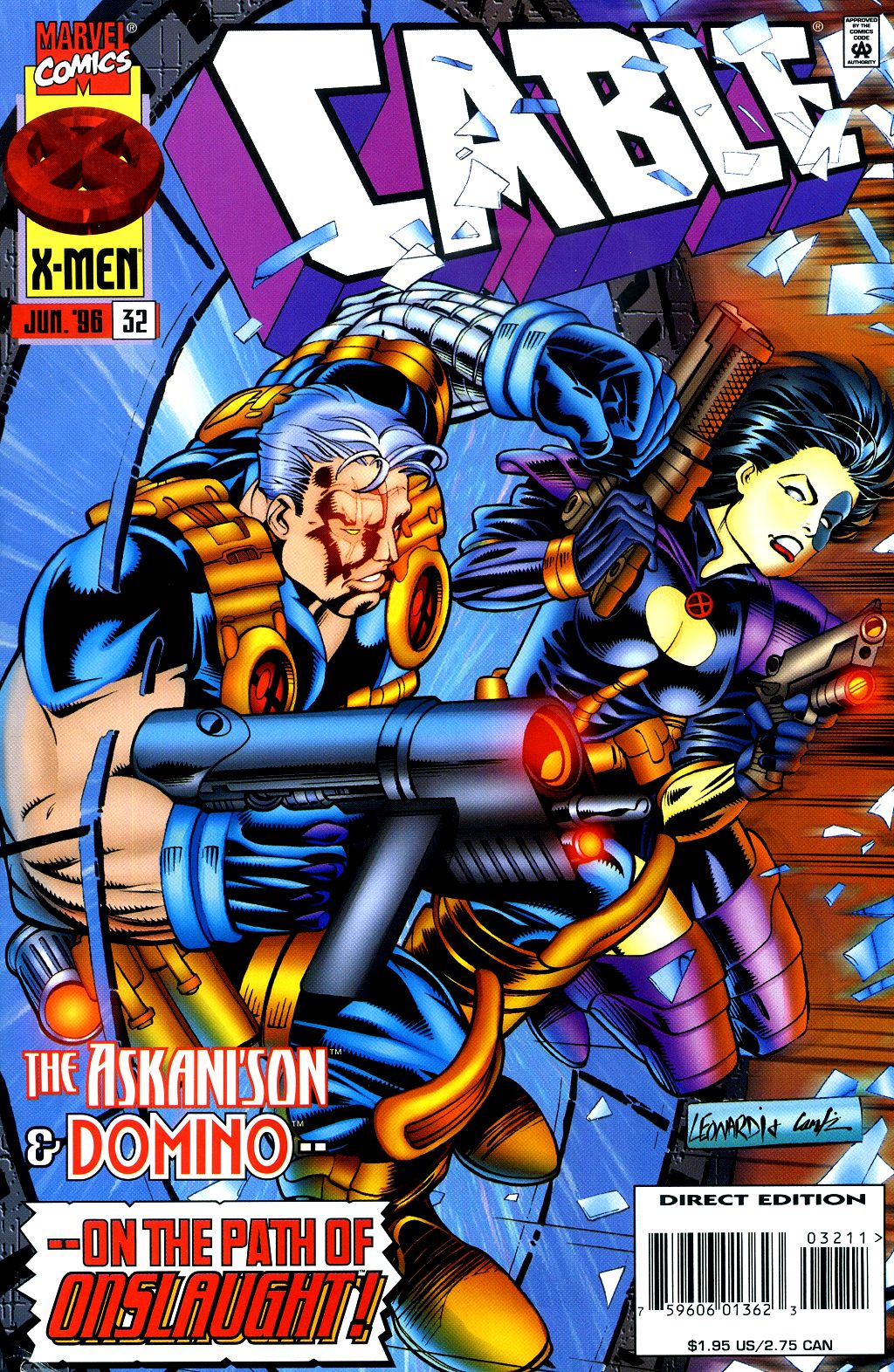 Read online Cable (1993) comic -  Issue #32 - 1