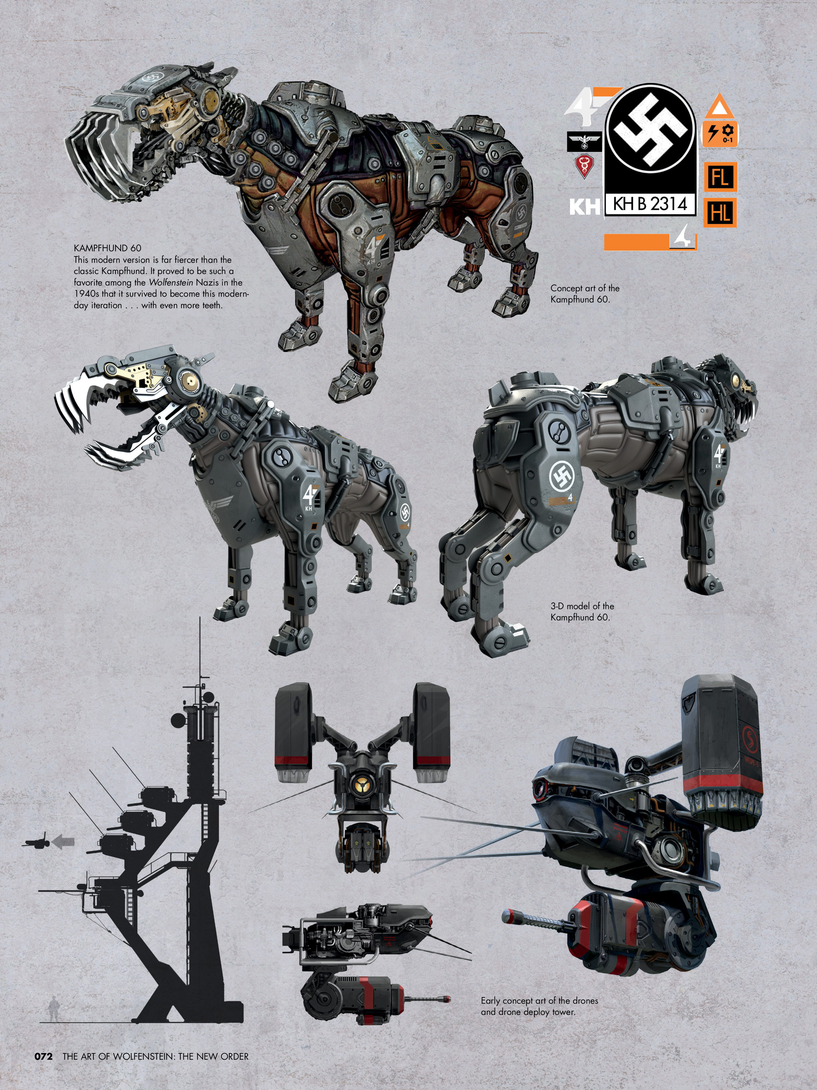 Read online The Art of Wolfenstein: The New Order comic -  Issue # TPB (Part 1) - 68