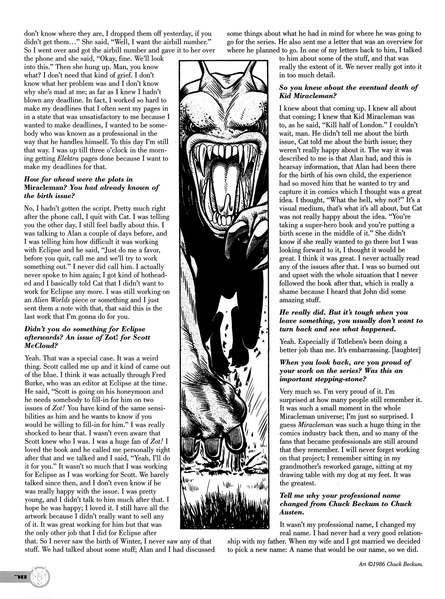 Read online Kimota!: The Miracleman Companion comic -  Issue # Full - 79