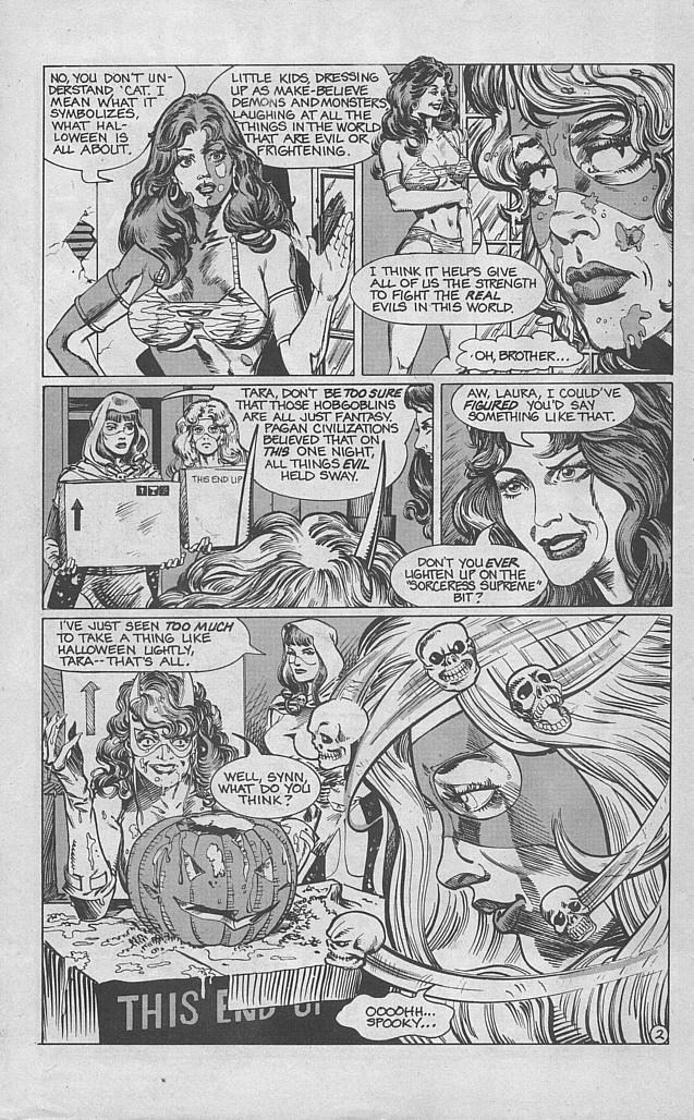 Read online Femforce Night of the Demon comic -  Issue # Full - 4