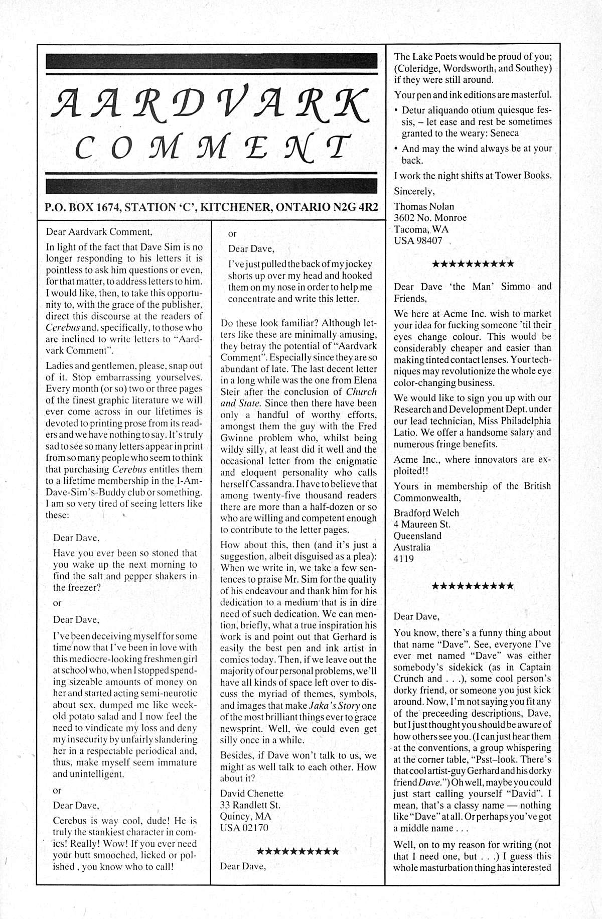 Cerebus Issue #132 #131 - English 22