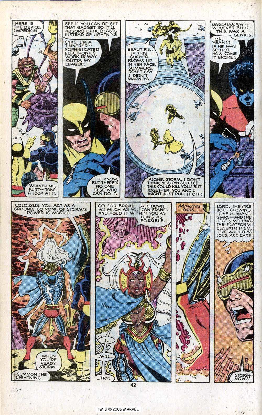 Uncanny X-Men (1963) issue Annual 3 - Page 44