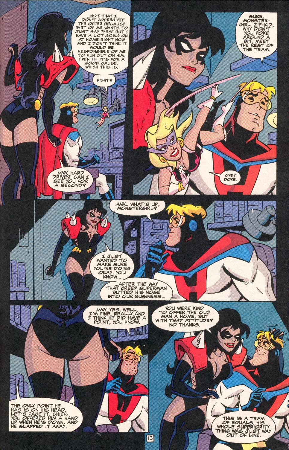 Read online Young Heroes in Love comic -  Issue #4 - 14