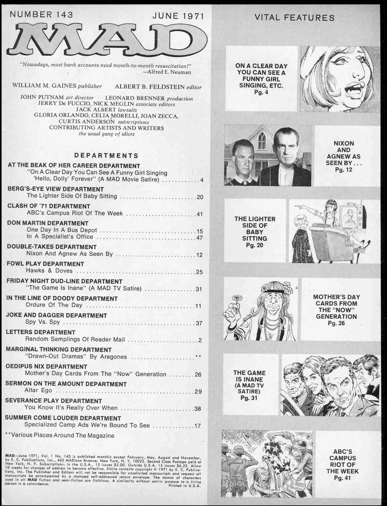 Read online MAD comic -  Issue #143 - 3