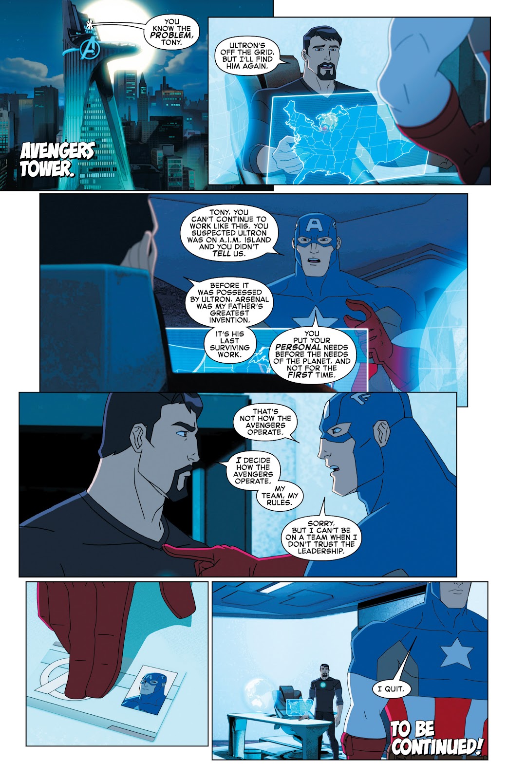 Marvel Universe Avengers Assemble: Civil War issue 1 - Page 22