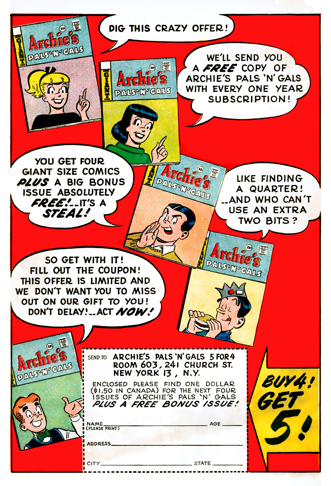 Read online Archie's Madhouse comic -  Issue #36 - 34