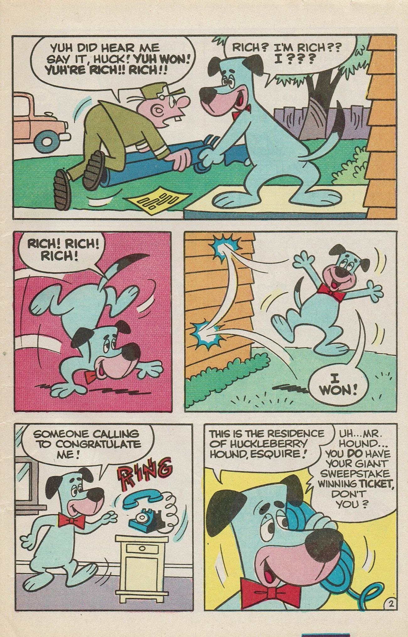 Read online Huckleberry Hound / Quick Draw McGraw Giant Size Flip Book comic -  Issue # Full - 38